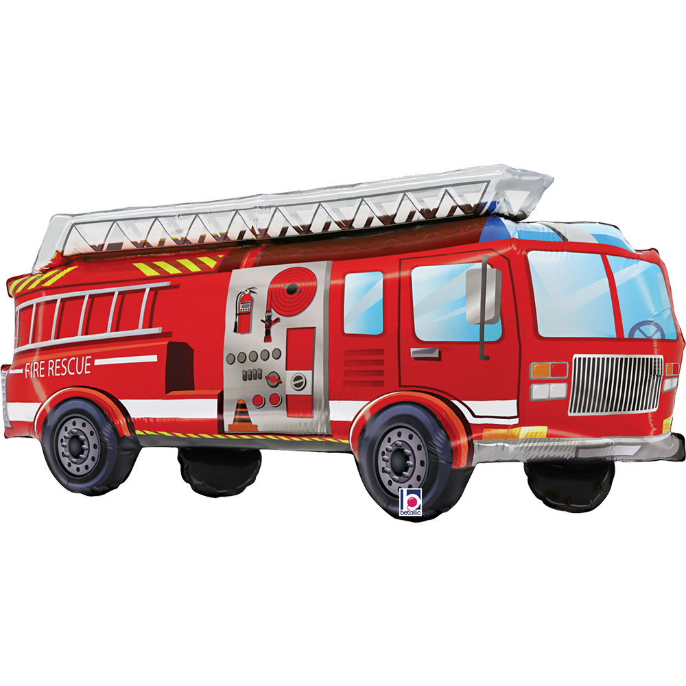 34" Red Firetruck