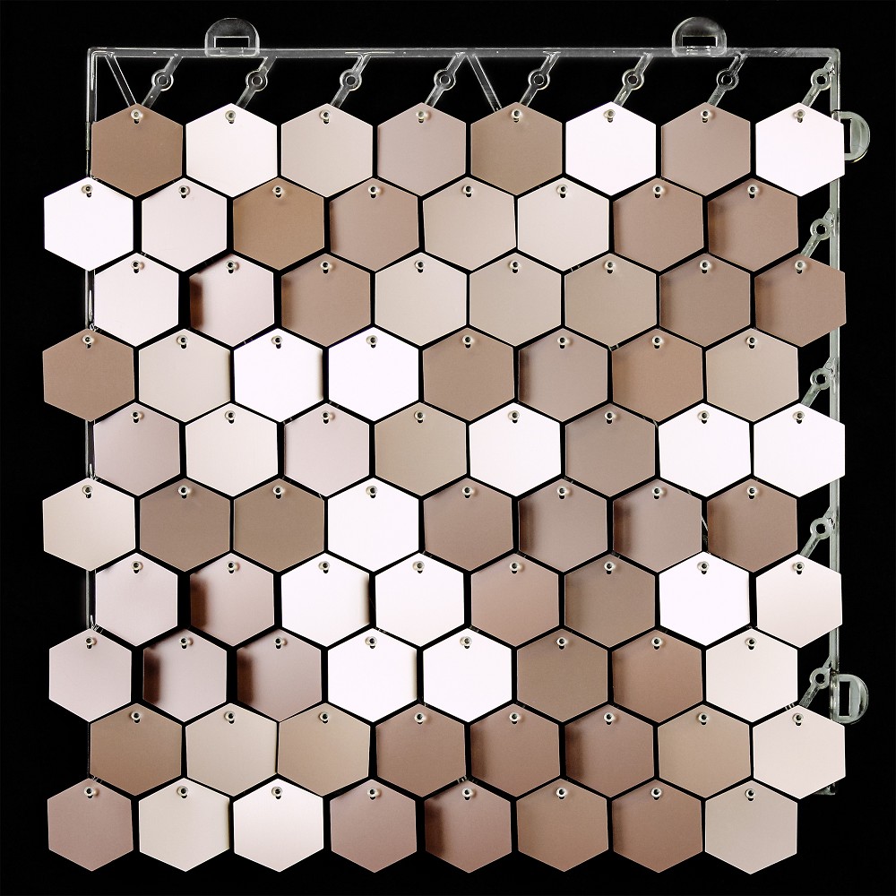 Paillettenwand Rosé Gold (30cm x 30cm)