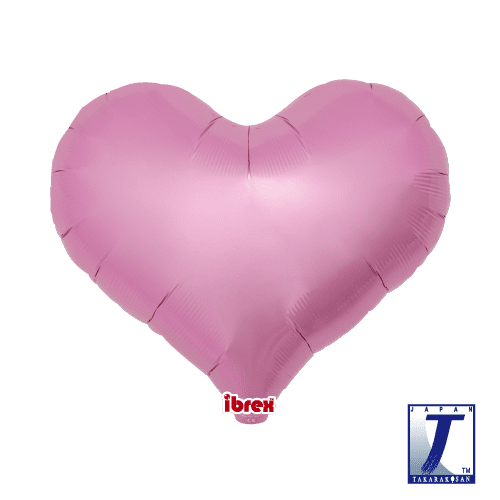 18" Jelly Heart Metallic Pink (Ibrex)