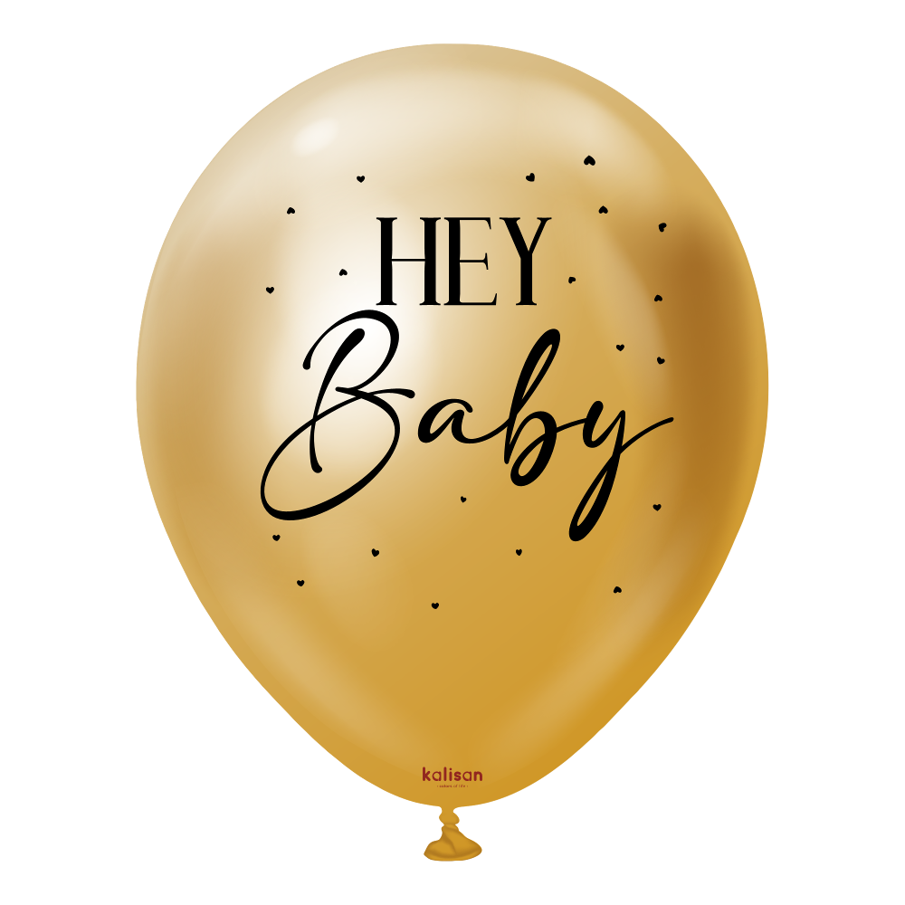 18" Hey Baby - Mirror Gold (2 Stück)