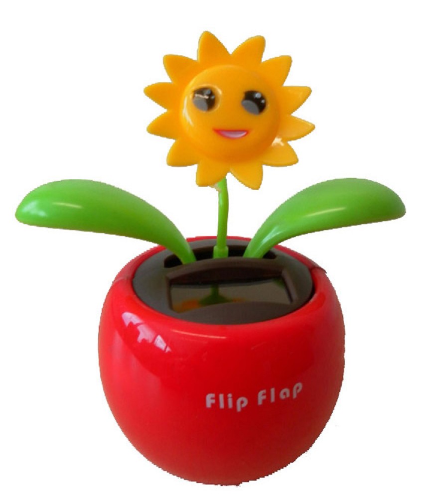 Wackel-Solar-Sonnenblume (11cm x 7cm)