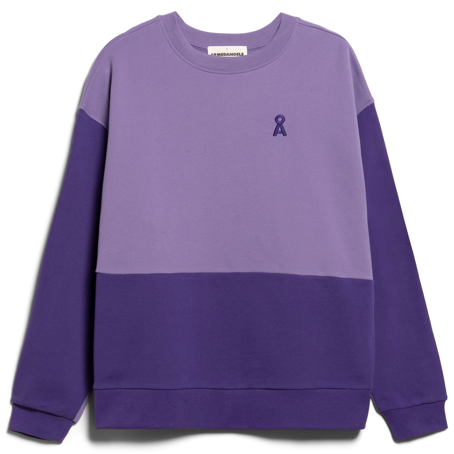 Sweatshirt AARIN PATCHED purple stone/indigo lilac