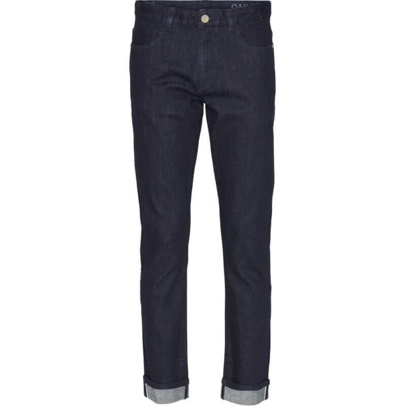 Straight Herren-Jeans OAK blue rinse selvedge
