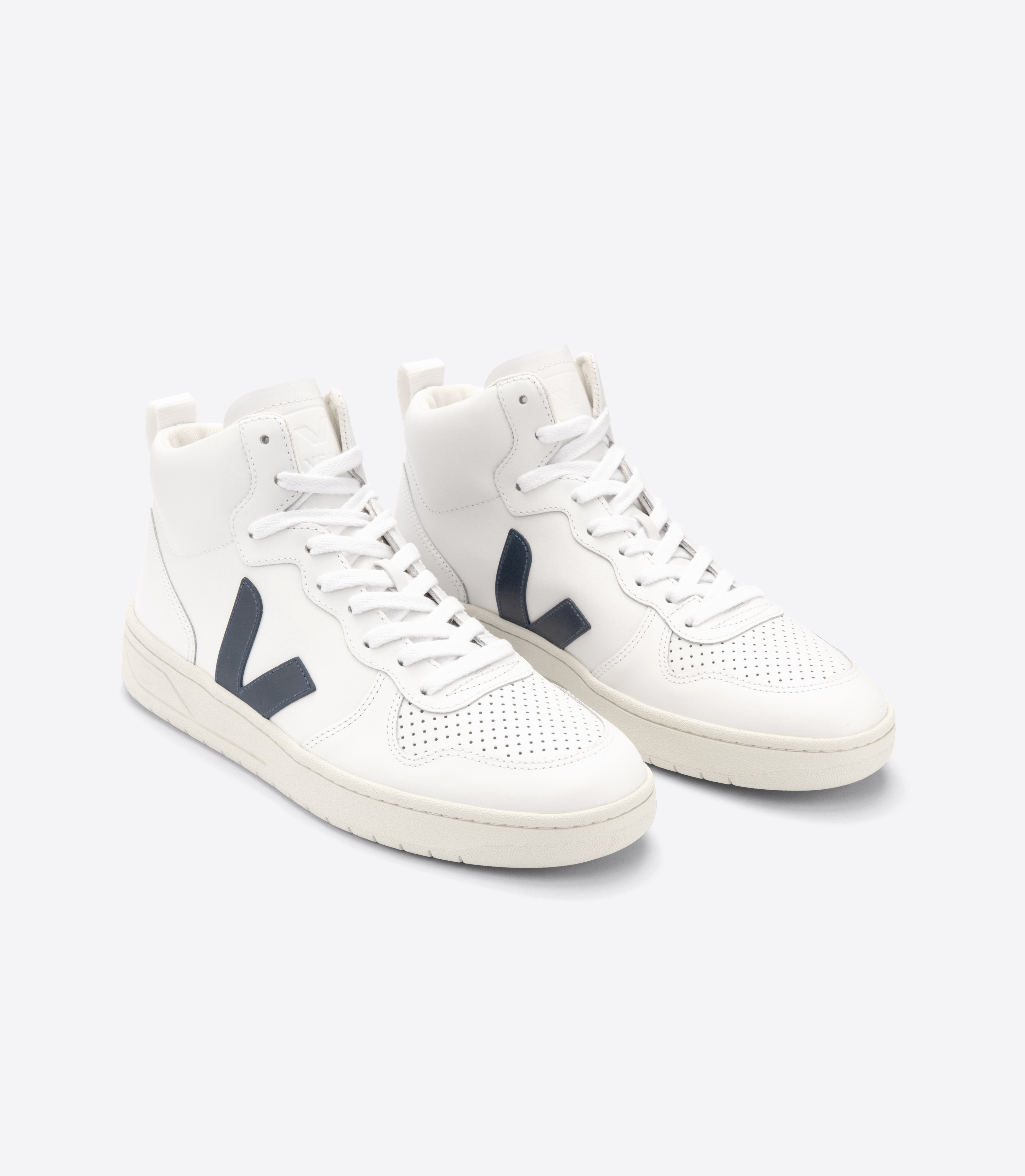 Hohe Herren-Sneaker V-15 Leather Extra White Nautico