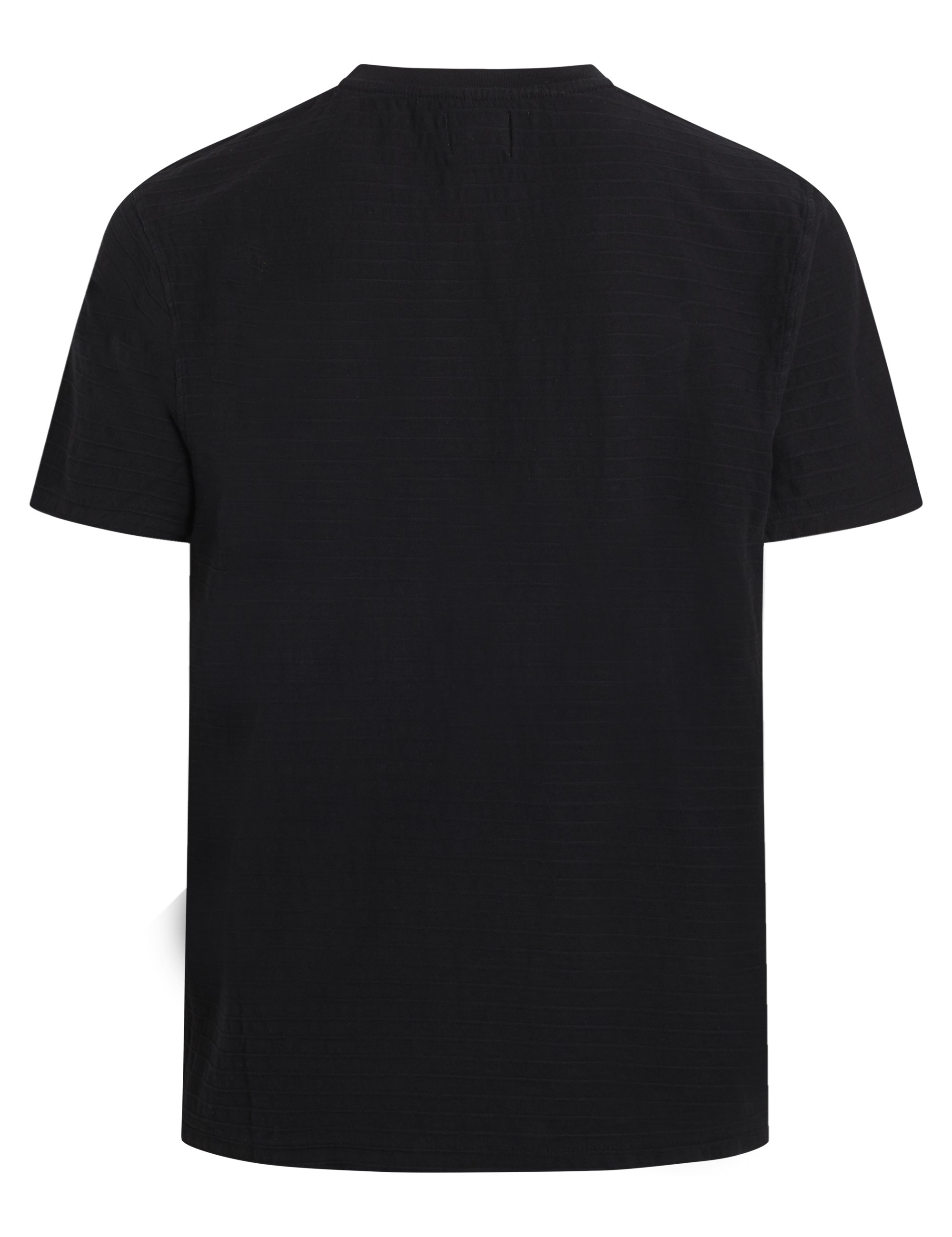 Strukturiertes T-Shirt Lauge Black