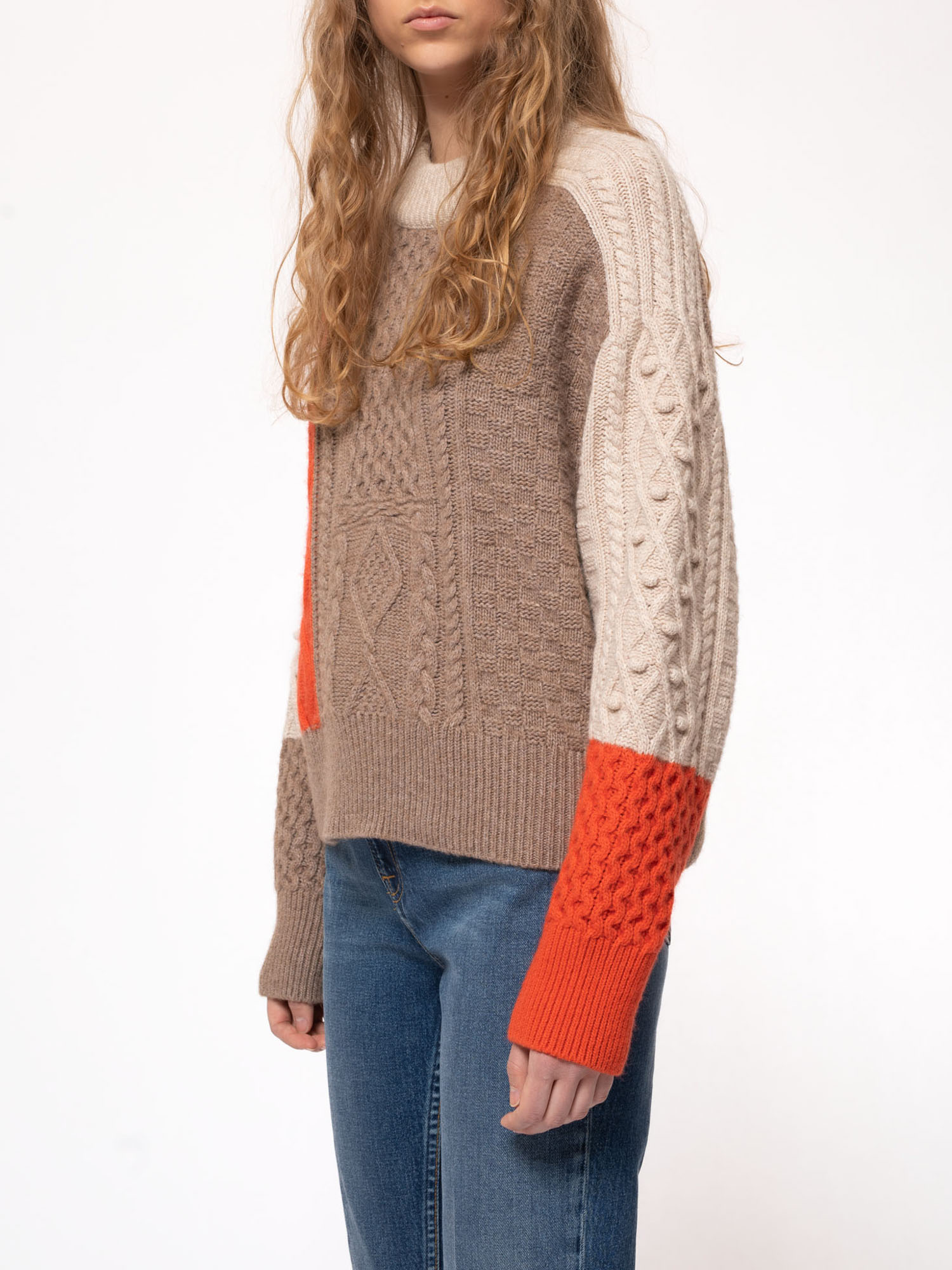 Strickpullover Olga Patched Multi Knit