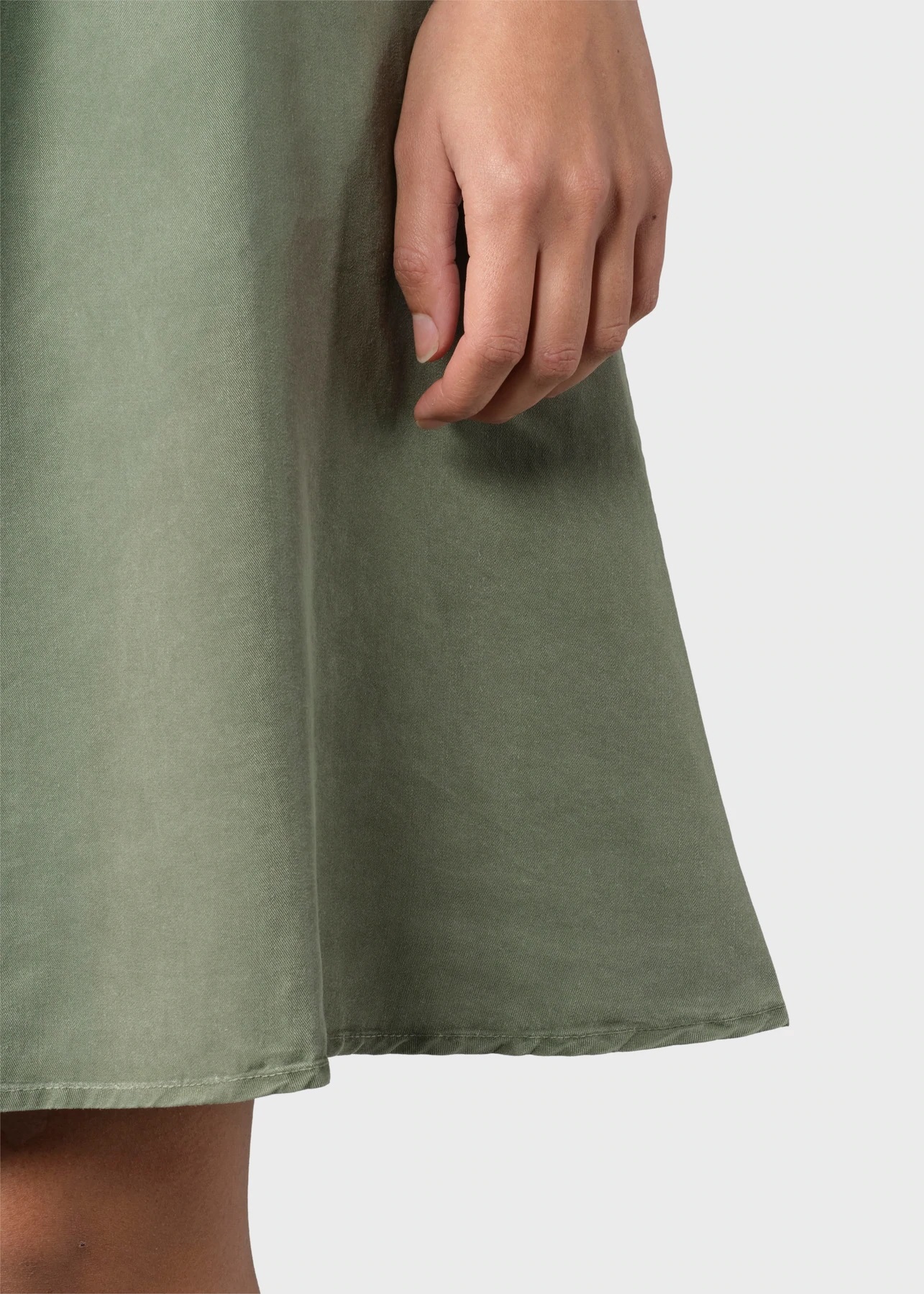 Knielanger Rock Ramona short skirt Pale green