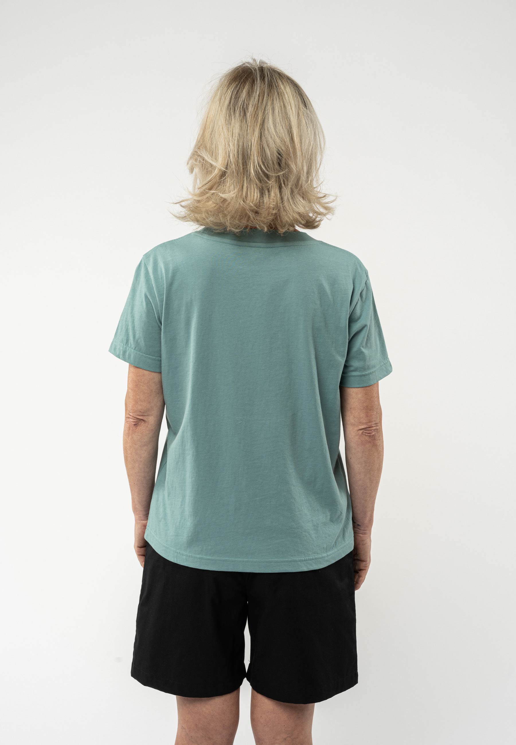 Basic T-Shirt KHIRA turquoise