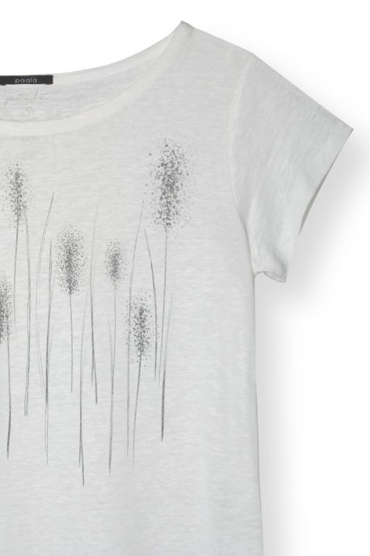 Luftiges Leinen-Shirt Reed in Linen White