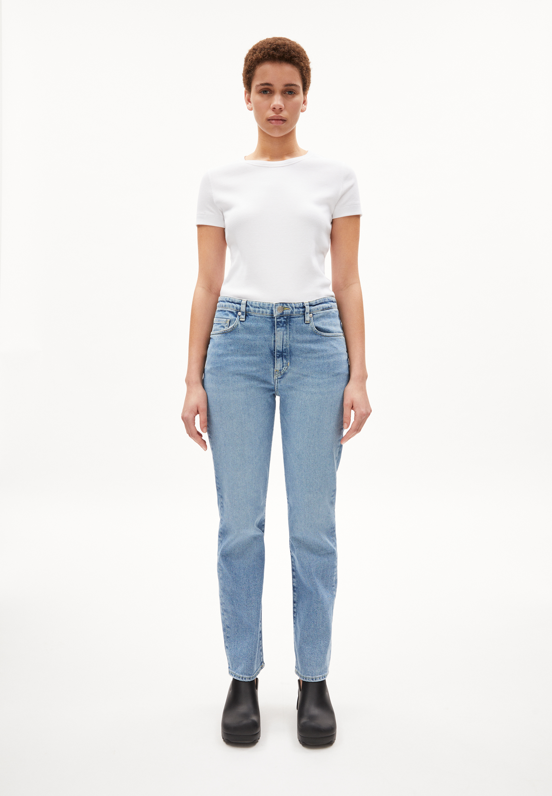 Straight Fit-Jeans CARENAA easy blue