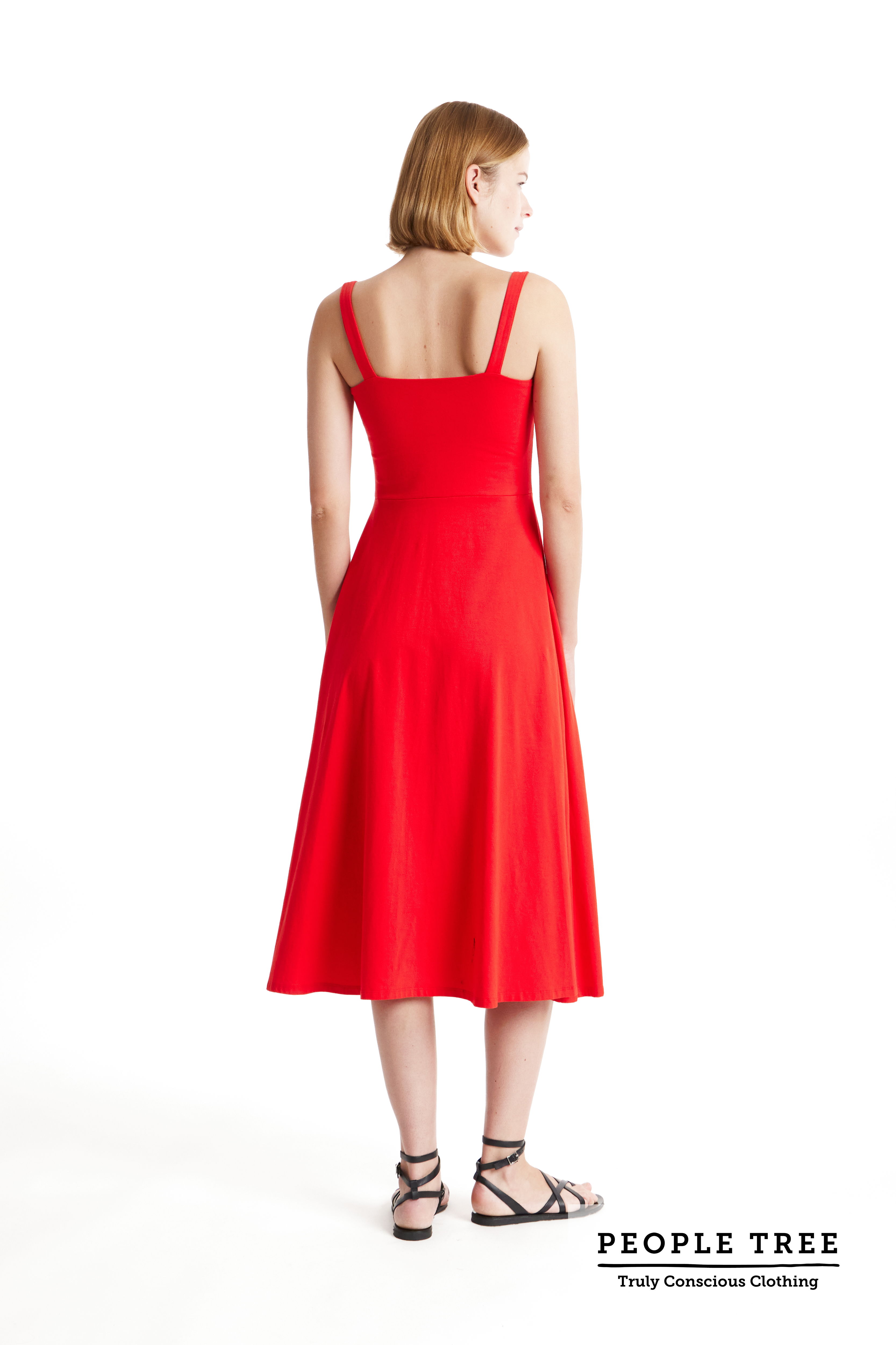 Sommerliches Träger-Kleid Tyra Red