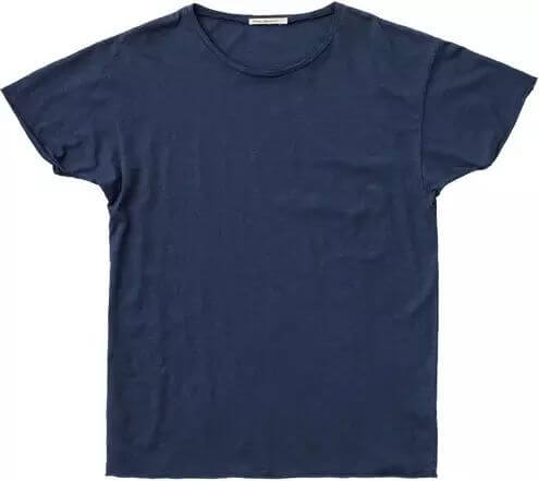 Basic T-Shirt Roger Slub Blueberry