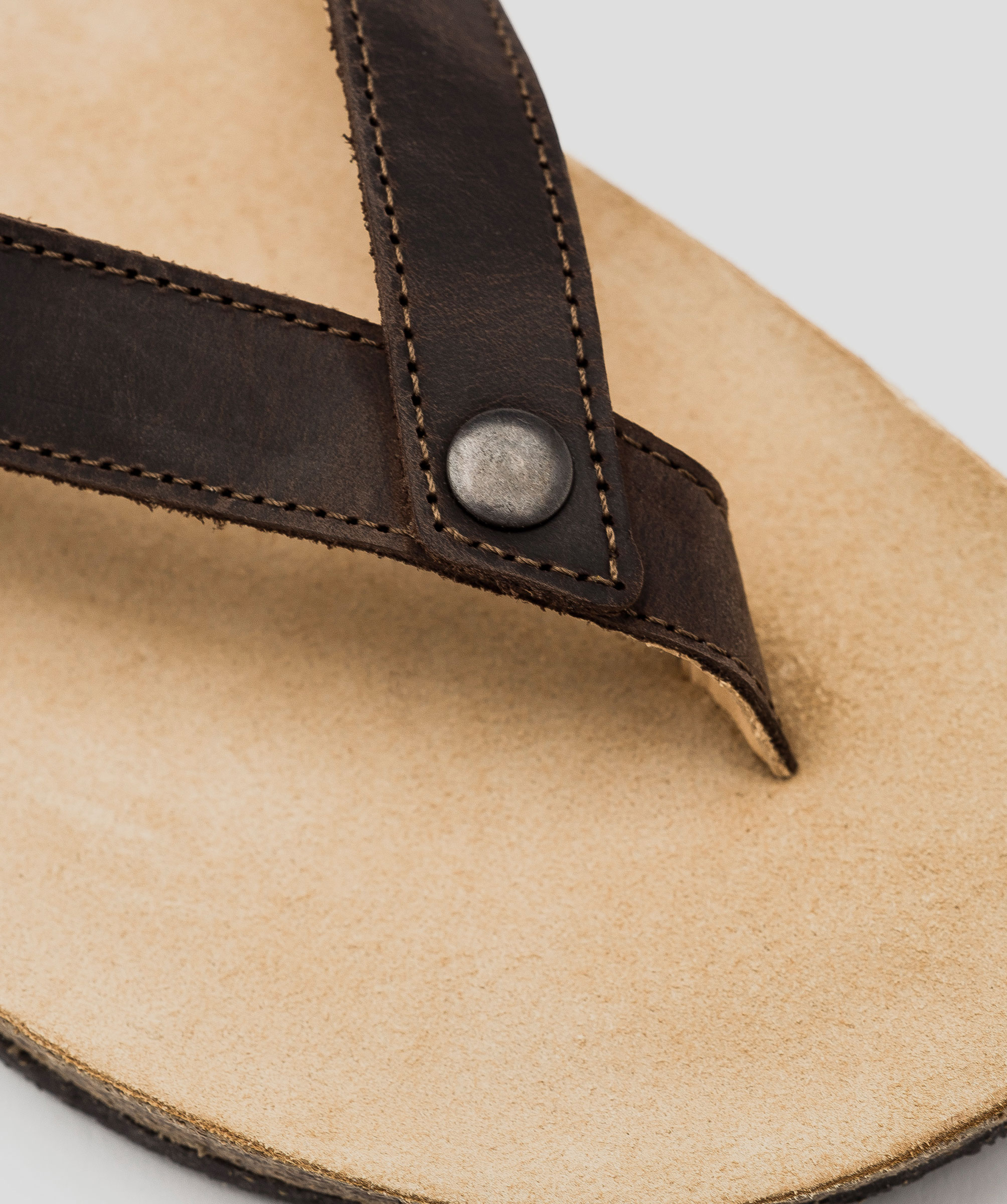 Klassische Sandalen Brown Leather