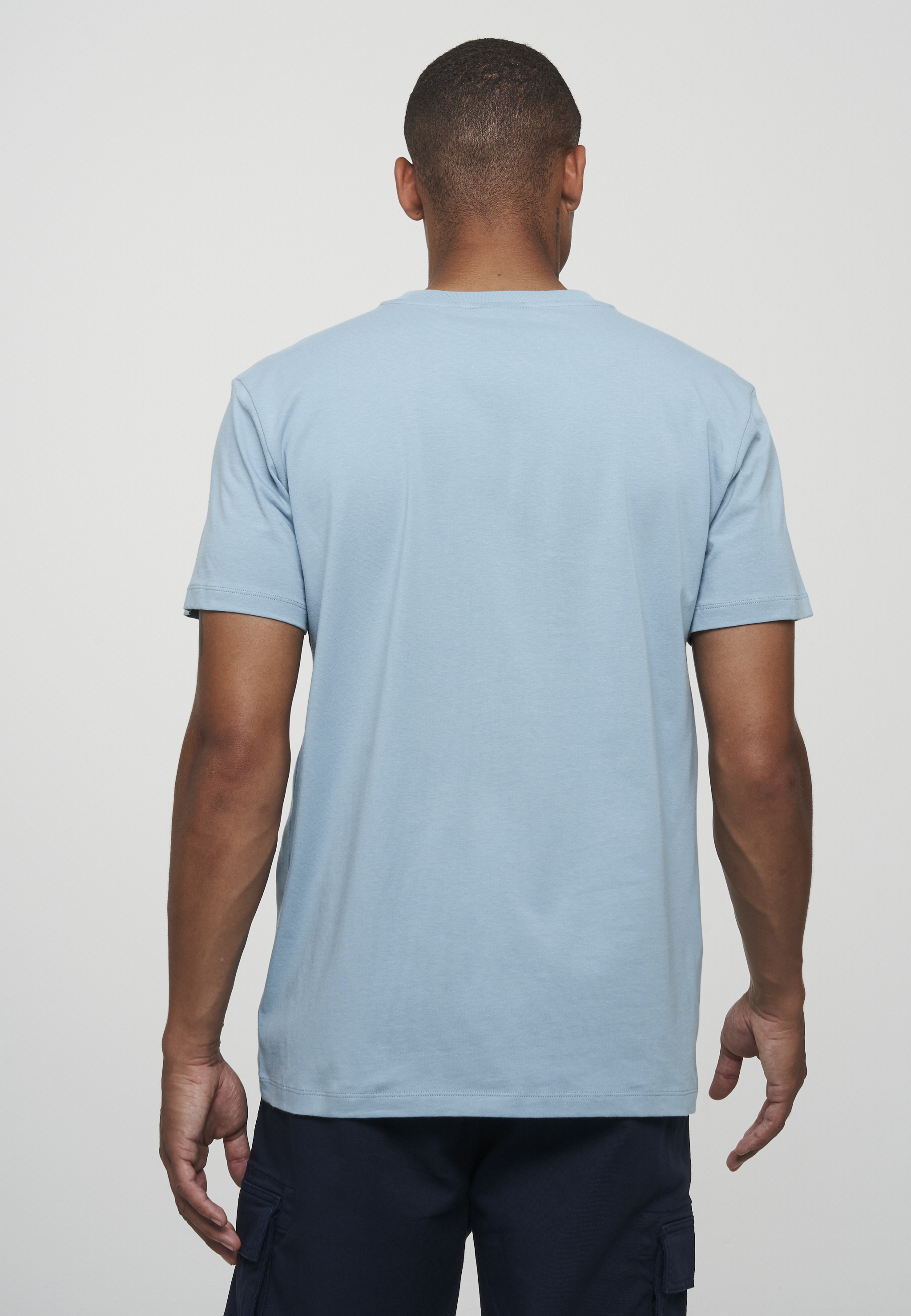 T-Shirt AGAVE BIKE mineral blue