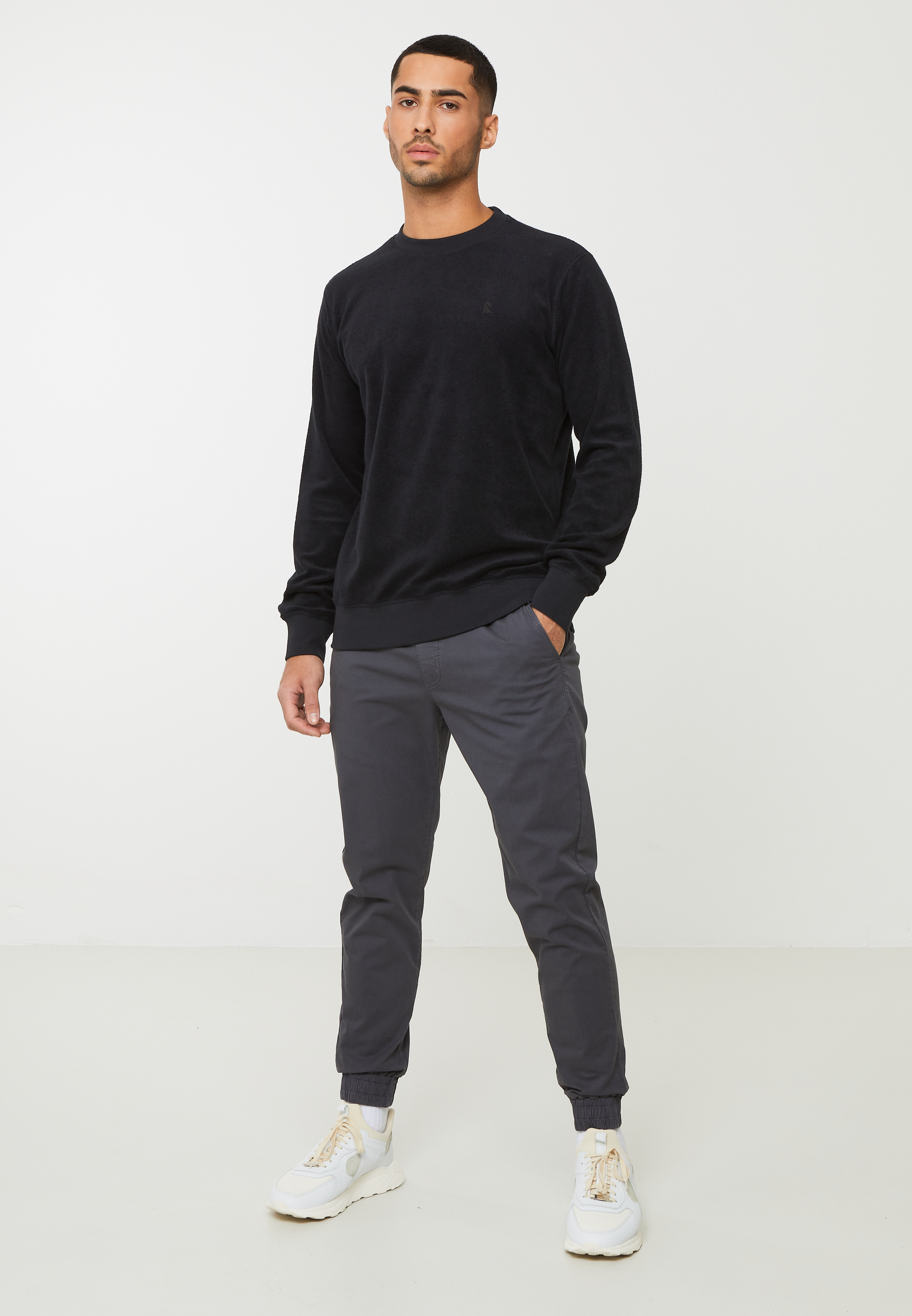 Frottee-Sweatshirt RAMSONS black