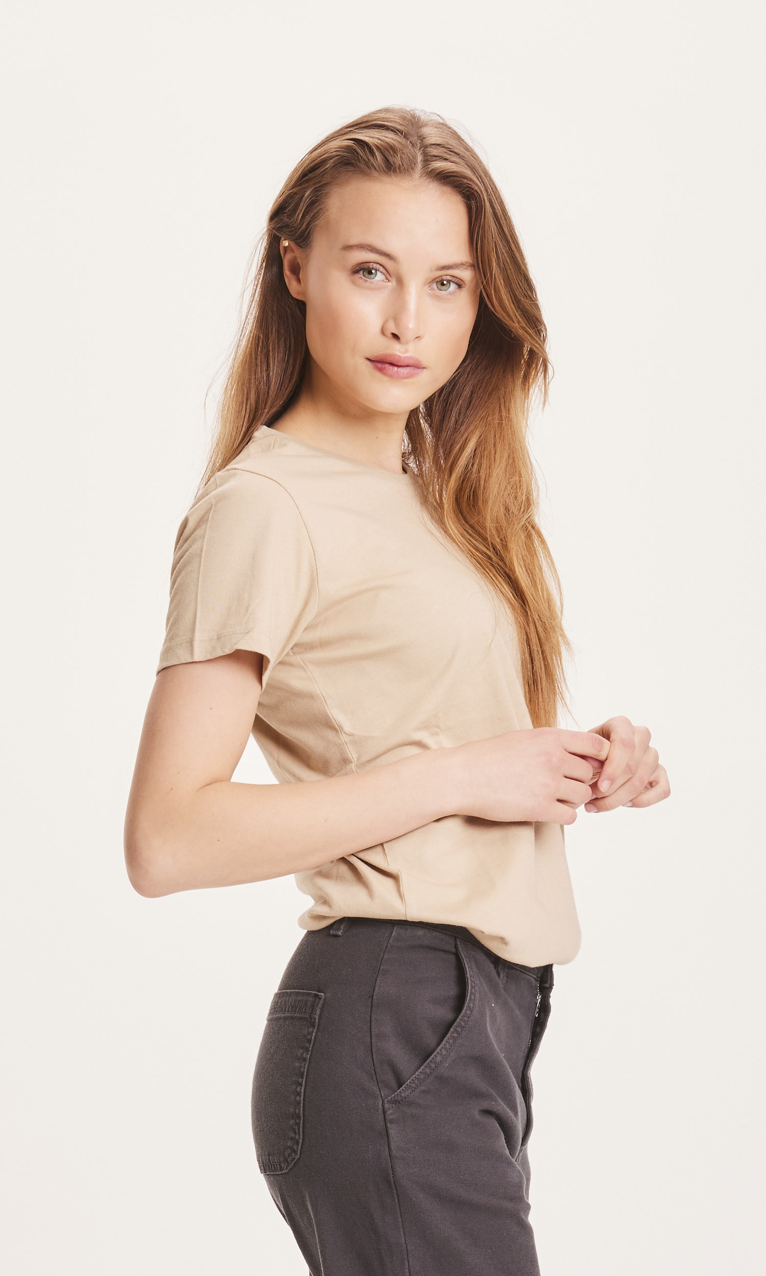 Basic Damen-Shirt ROSA Safari