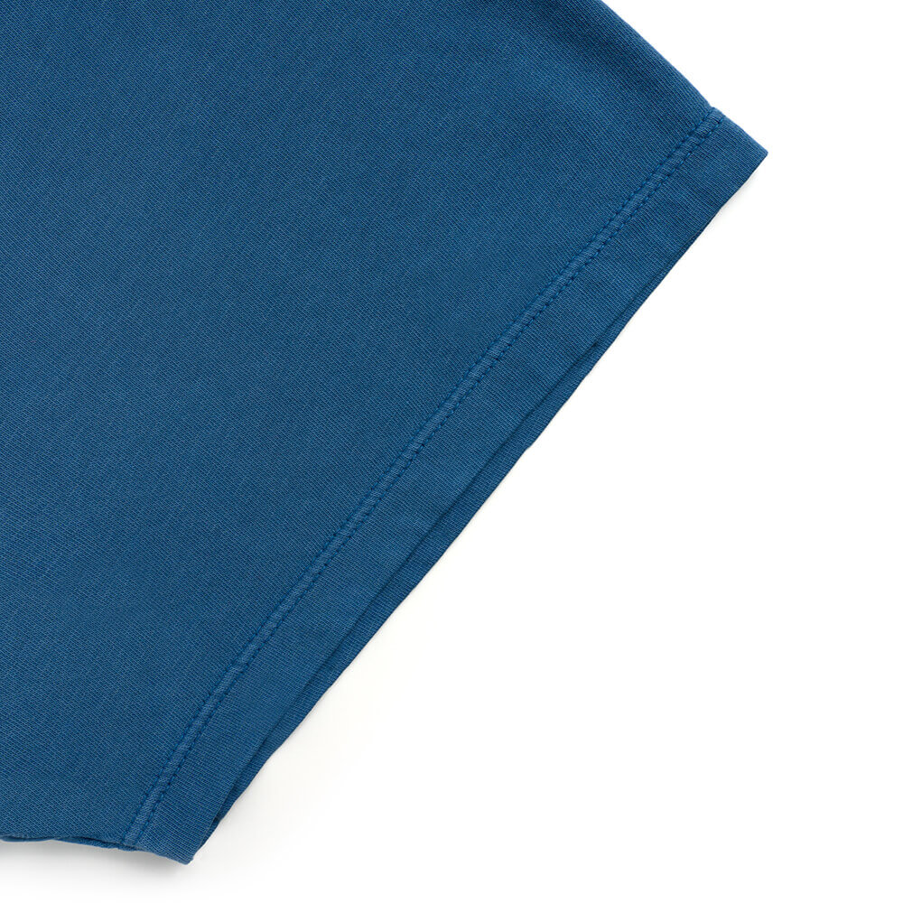 Bedrucktes T-Shirt Natural Dye Blau