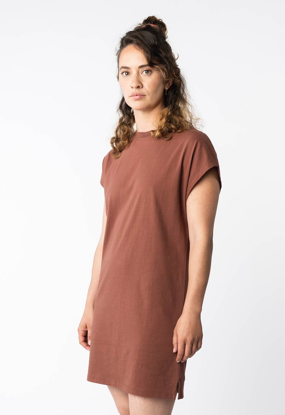 Shirt-Kleid SUNEA mahagony