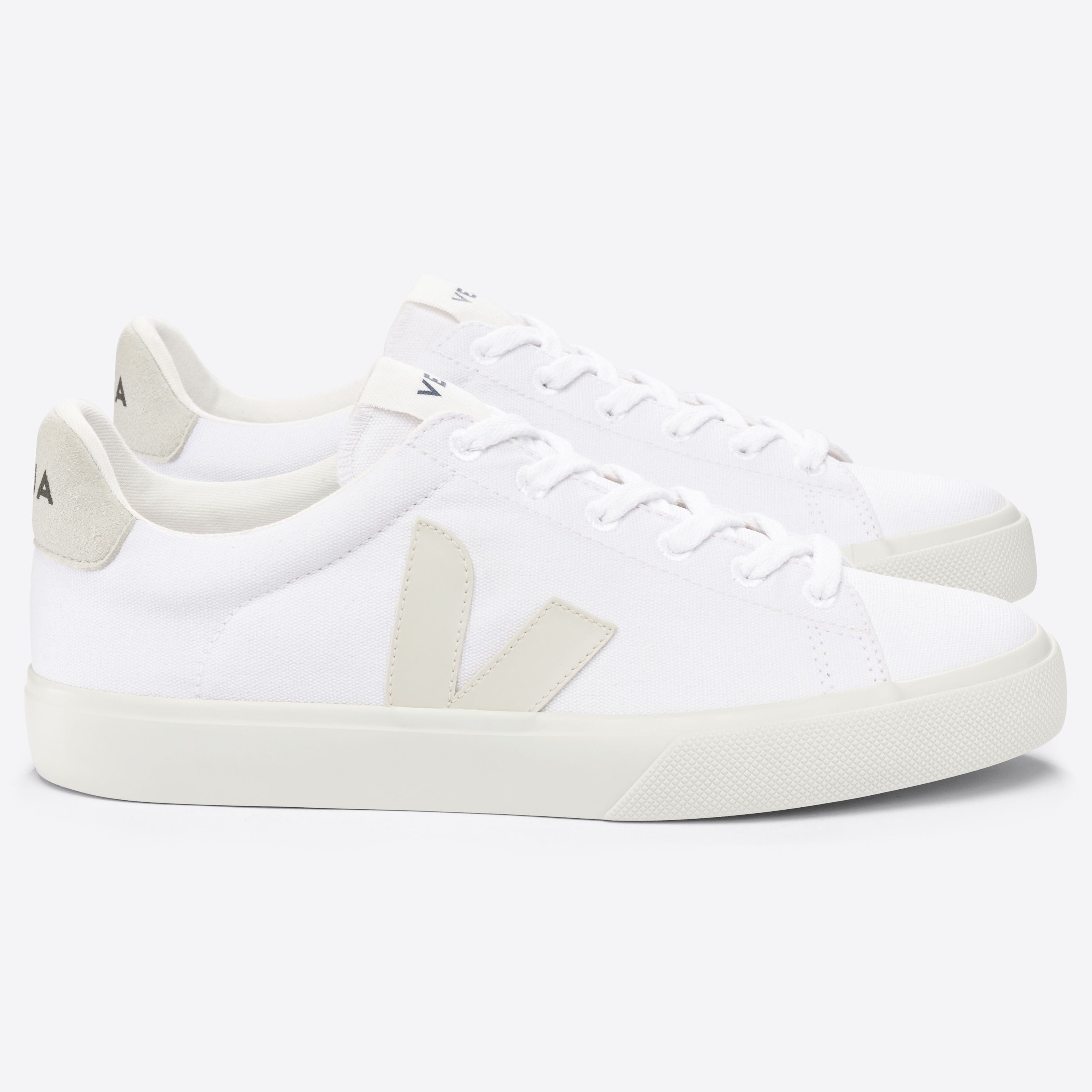 Vegane Damen-Sneaker Campo Canvas White Pierre