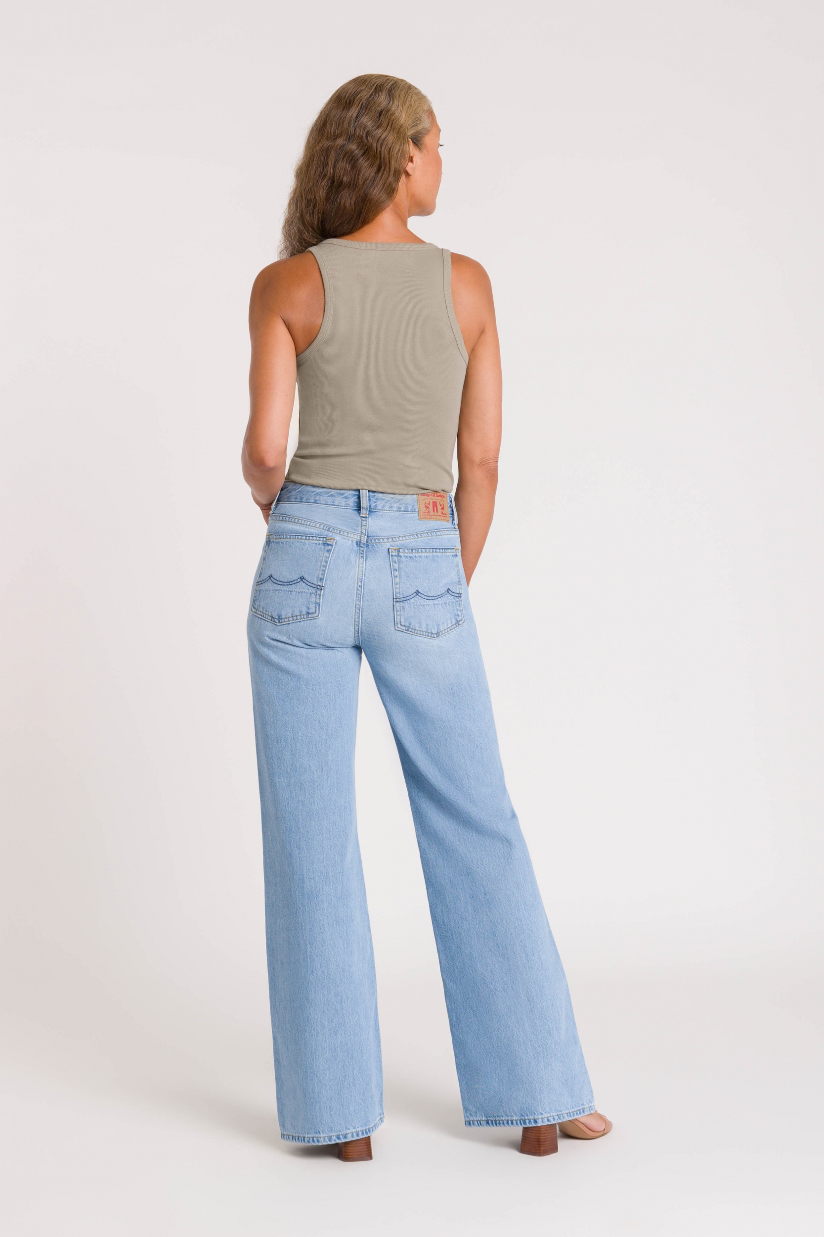 Jane - Mid rise Relaxed flare - Blue Reef Super Light Used