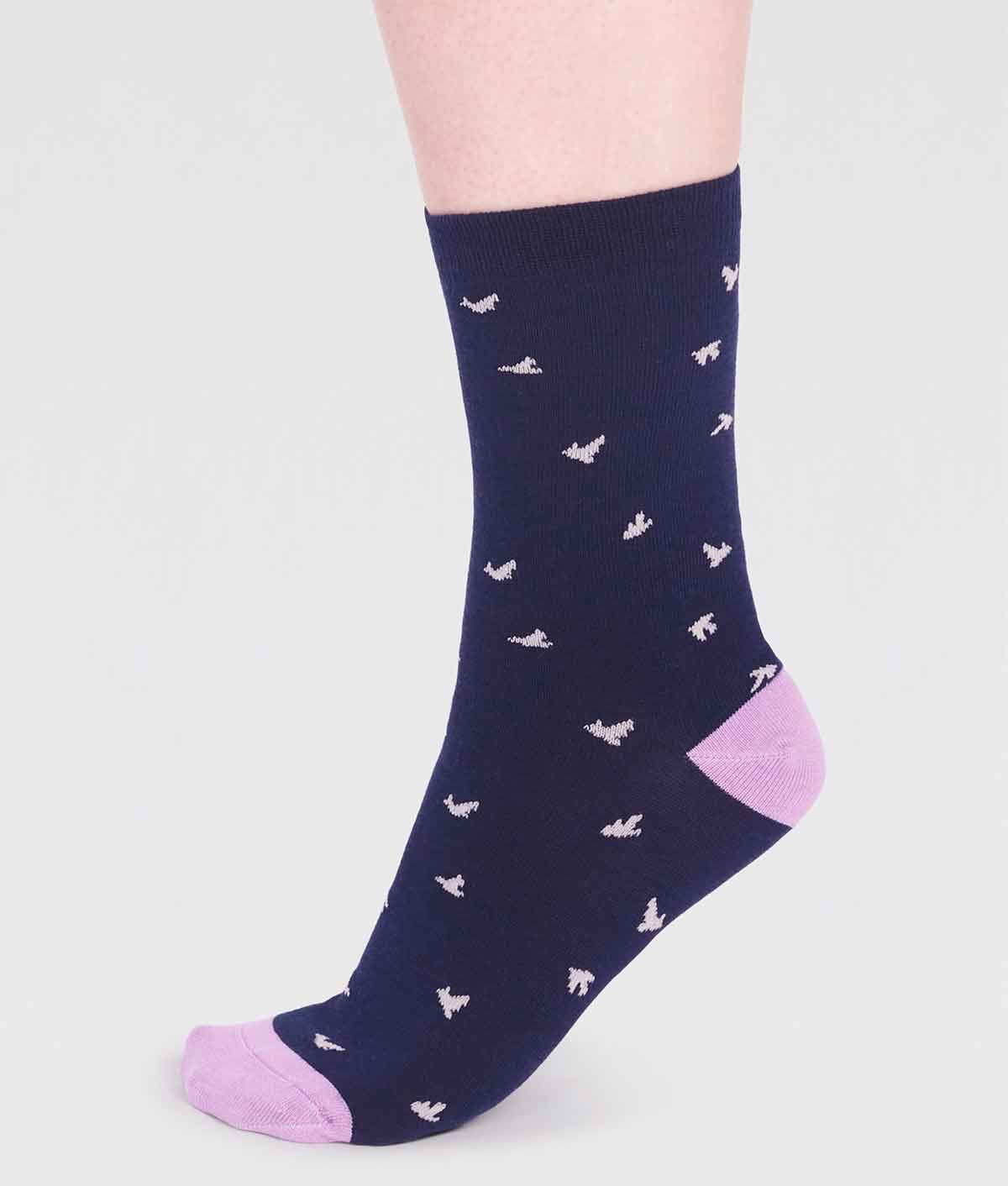 Bambus-Socken Wren Bird Socks Navy