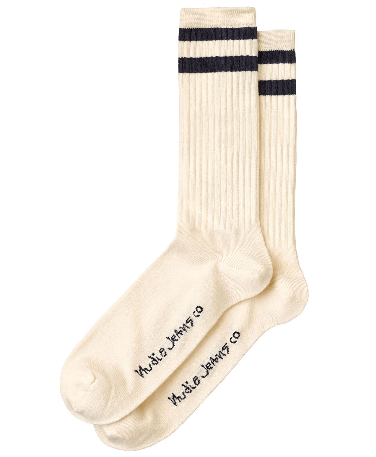 Sportliche Socken Amundsson Offwhite/Navy