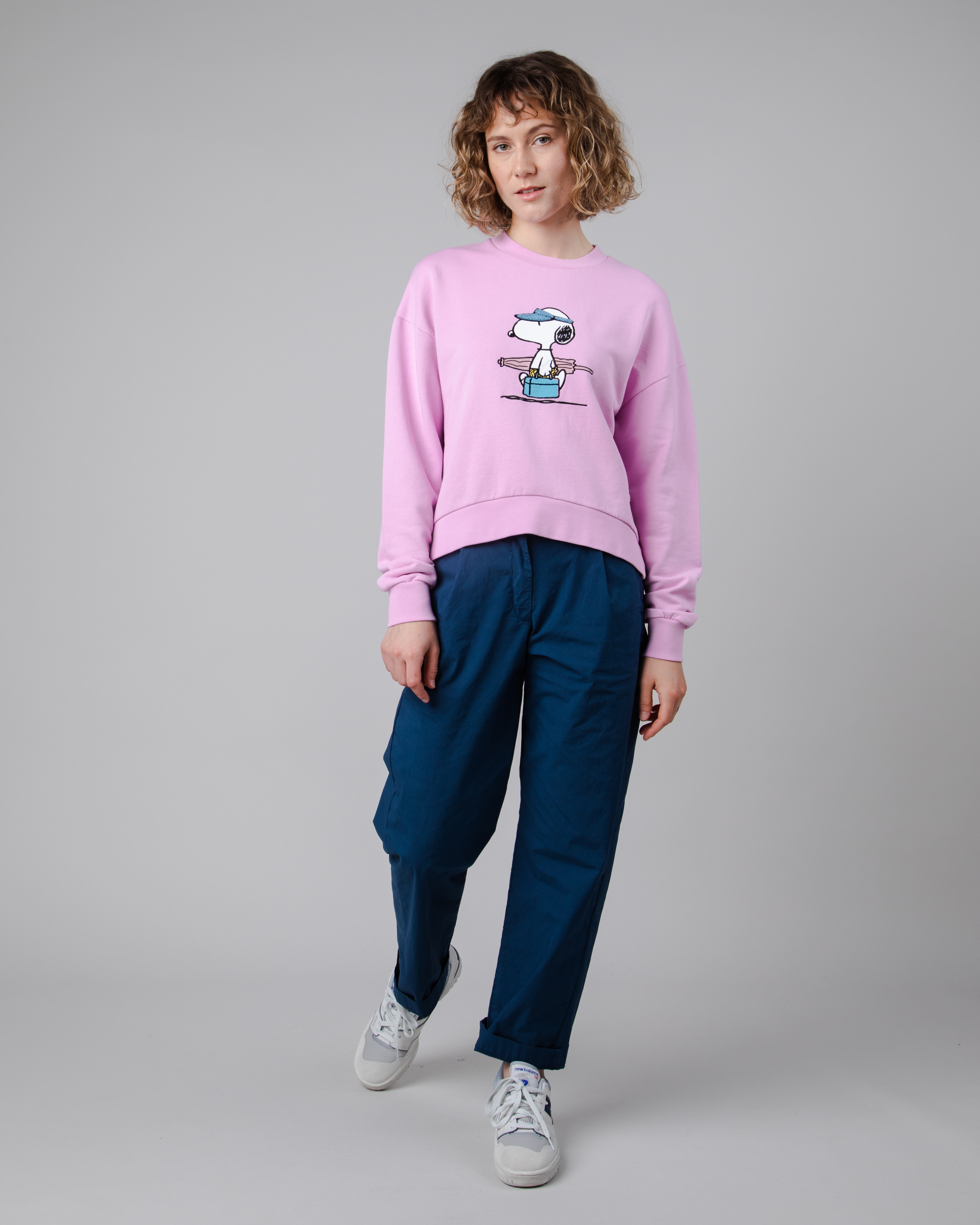 Sweatshirt Peanuts Beach Lilac