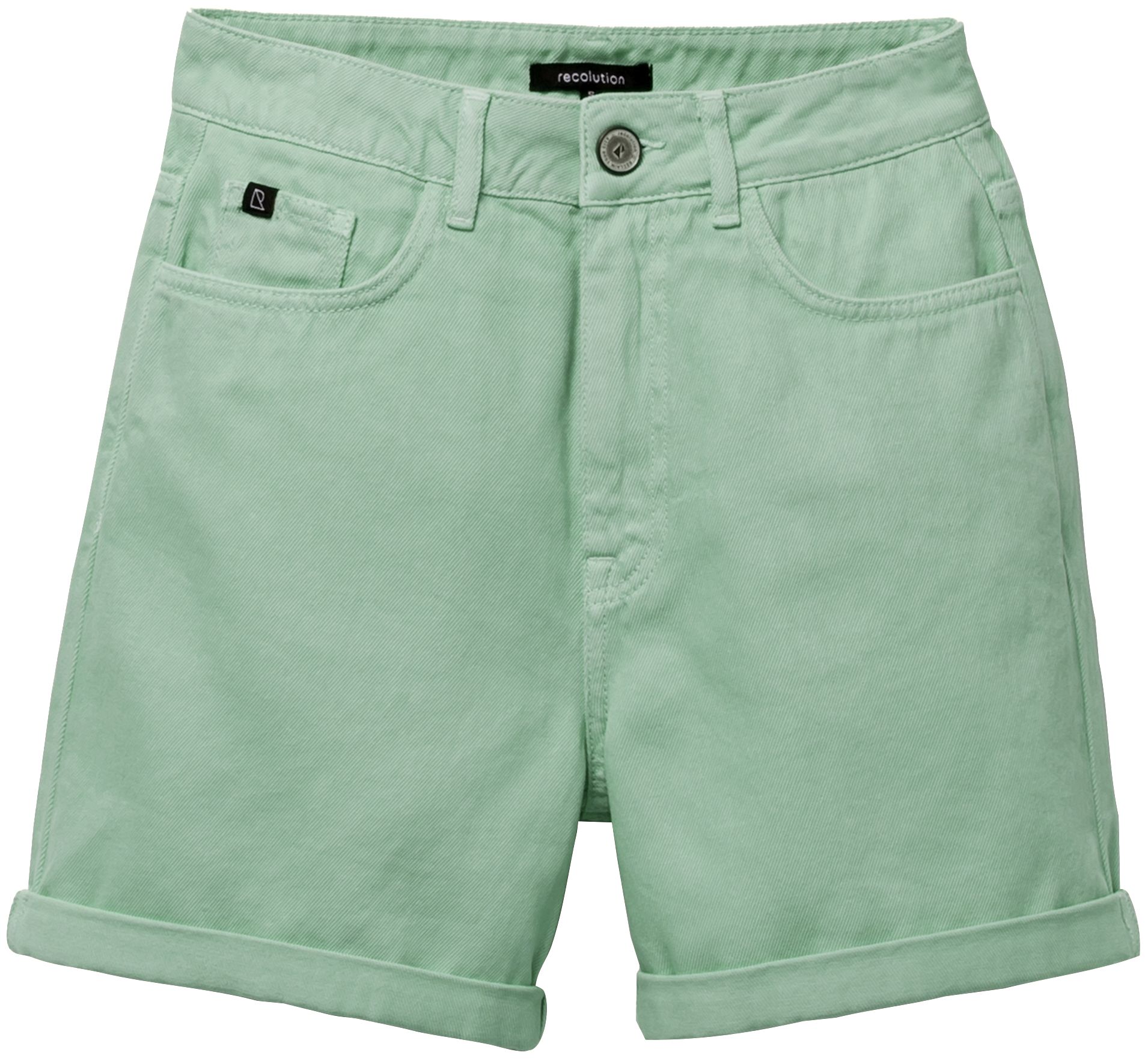 Jeans-Shorts ELODEA leaf green