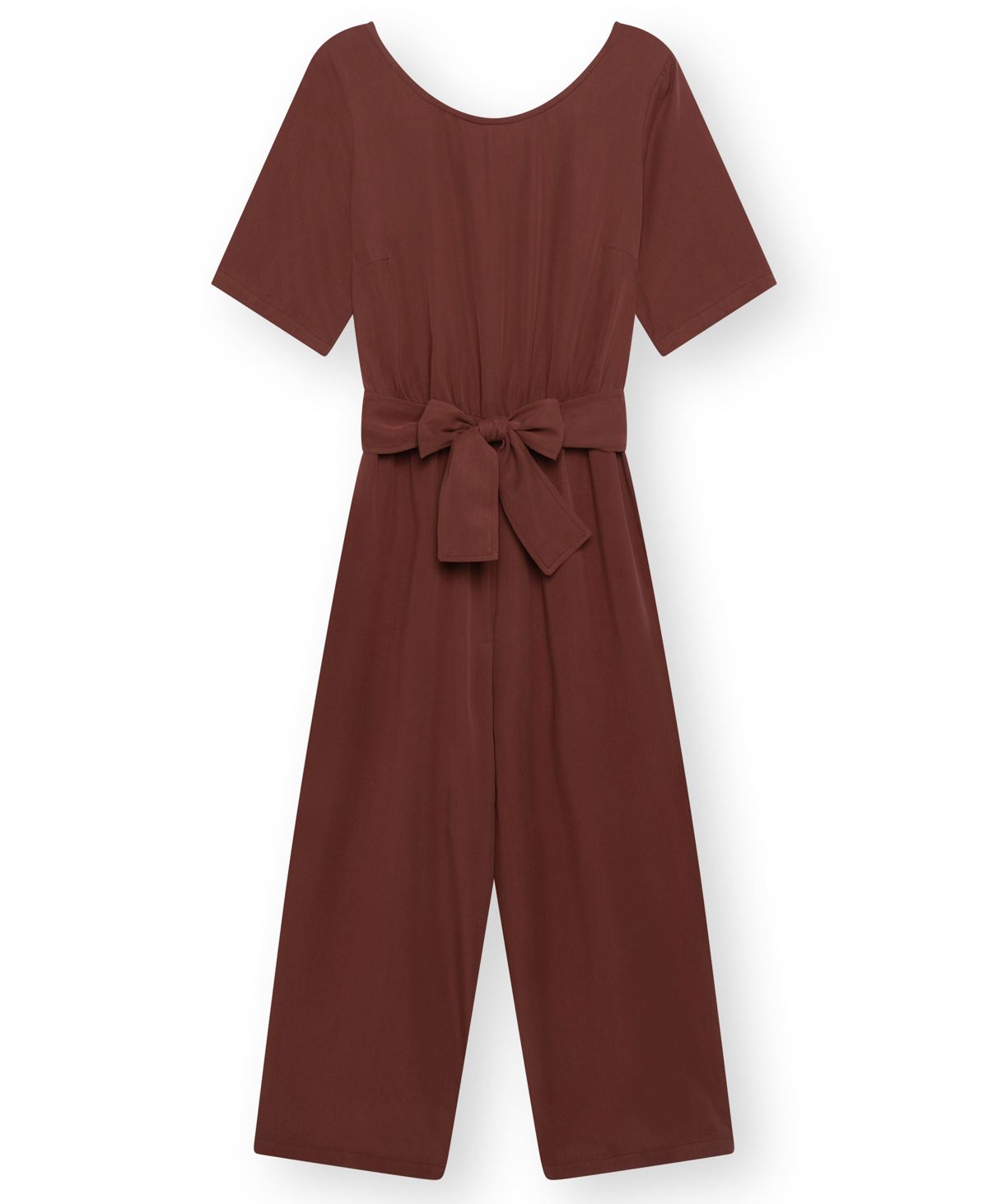 Jumpsuit STAINE HALFSLEEVE dark maroon