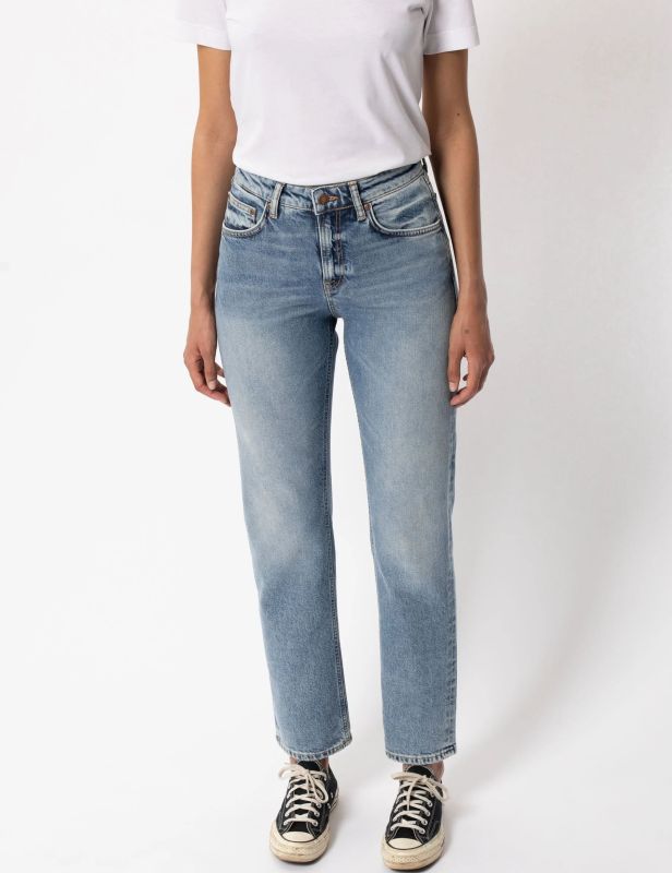 Damen-Jeans Straight Sally - Loving Twill