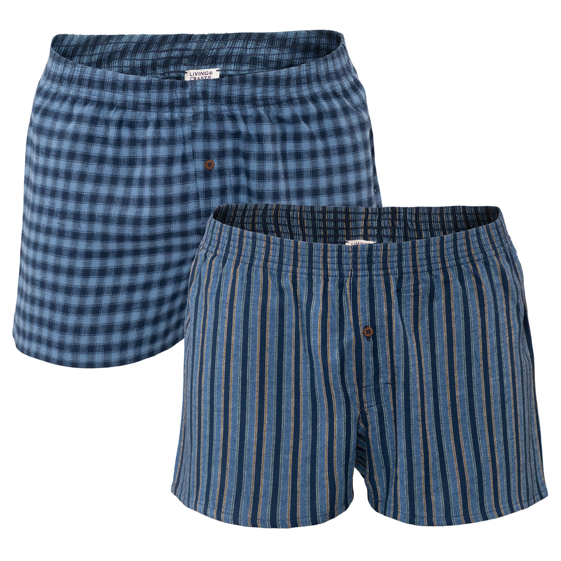 Boxer-Shorts BORIS 2er-Pack navy/blue shadow 