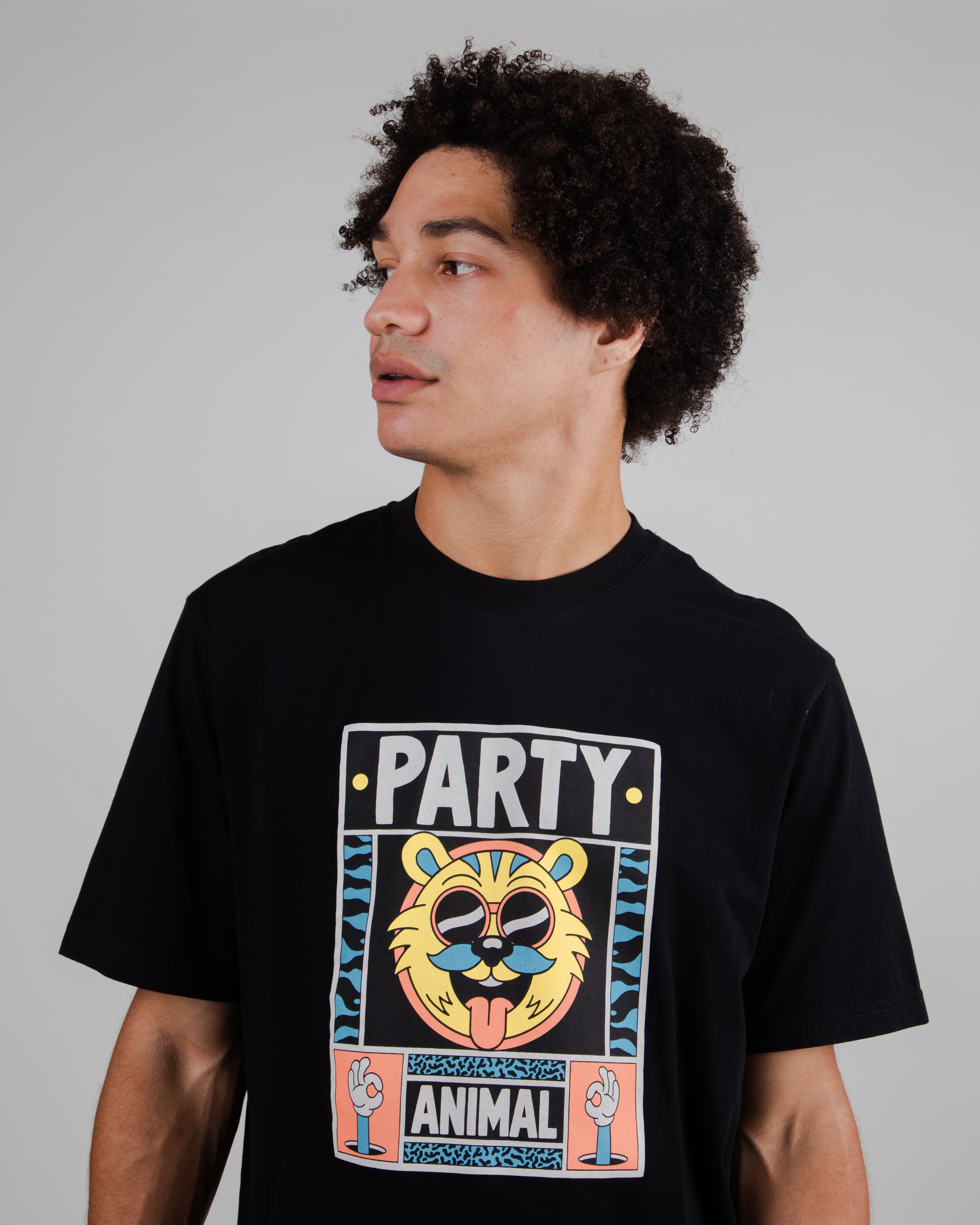 T-Shirt Yeye Party Regular Black