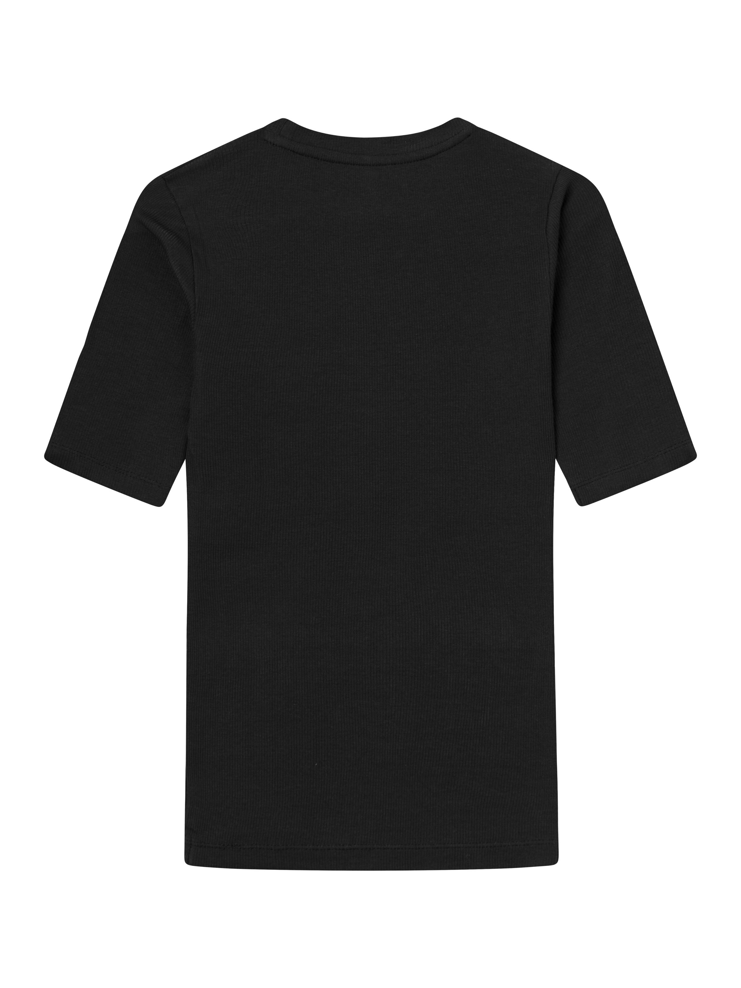 T-Shirt Rib Black Jet