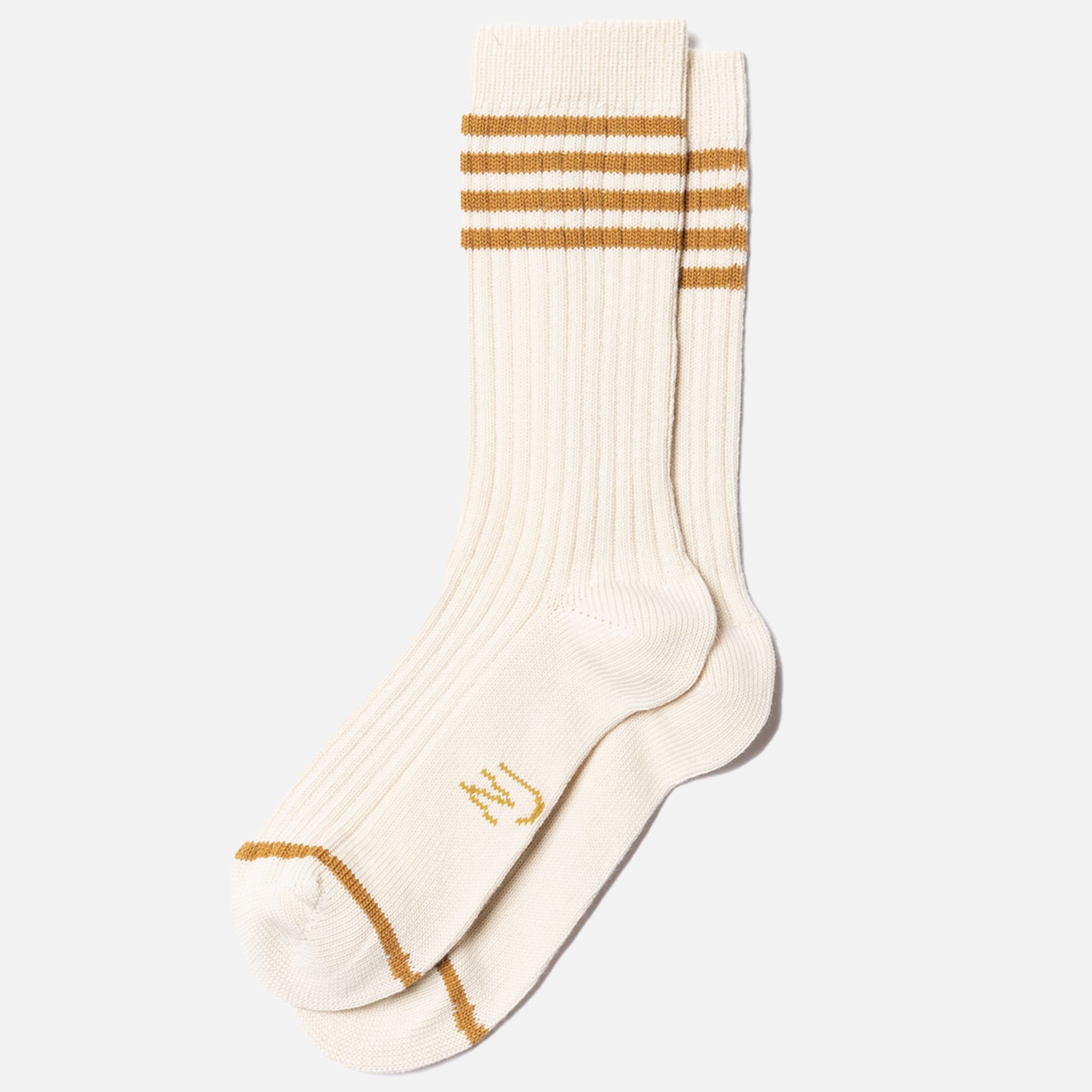 Tennis-Socken Stripe Ochre