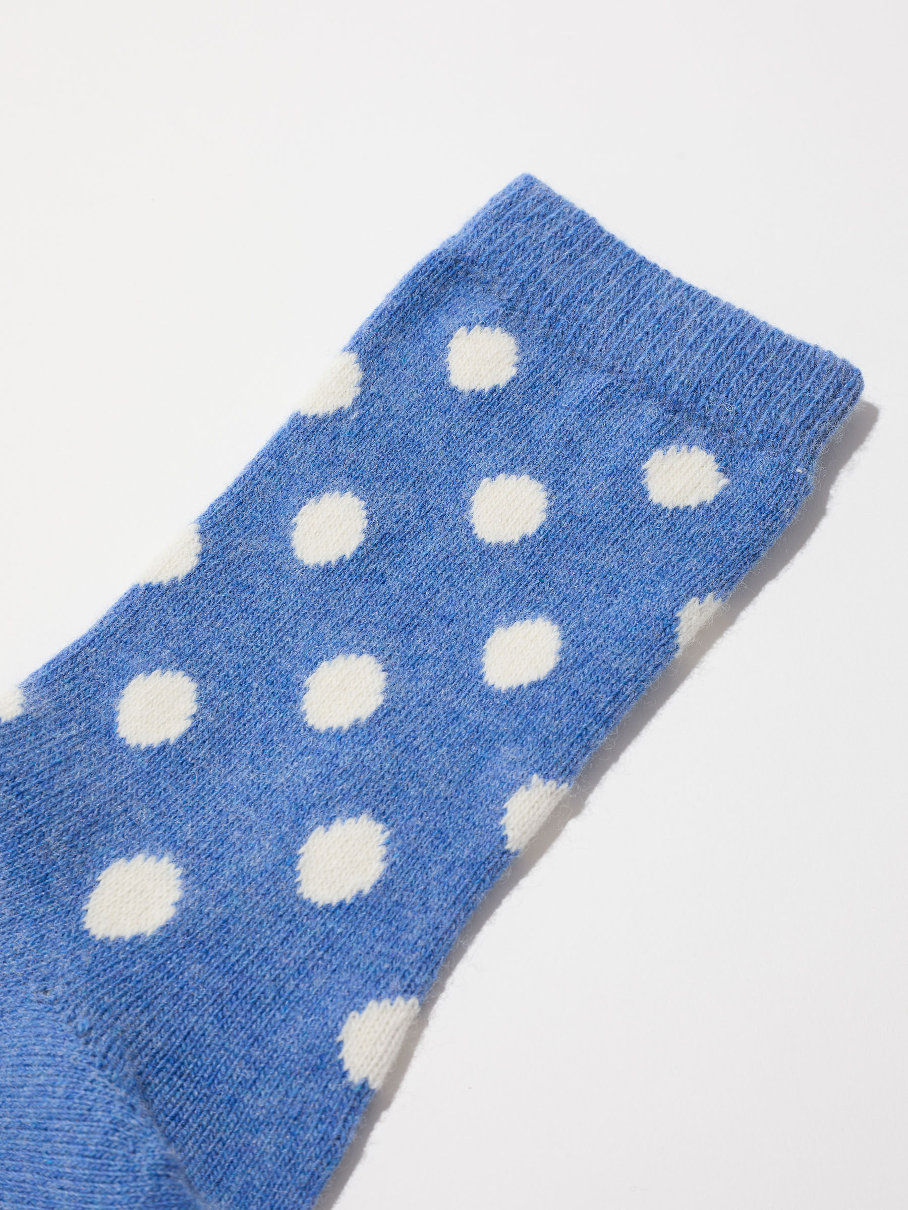 Socken mit Punkten off white/cloudy melange