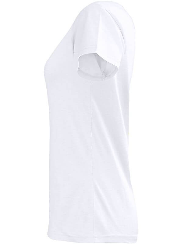 Weißes Basic T-Shirt für Damen