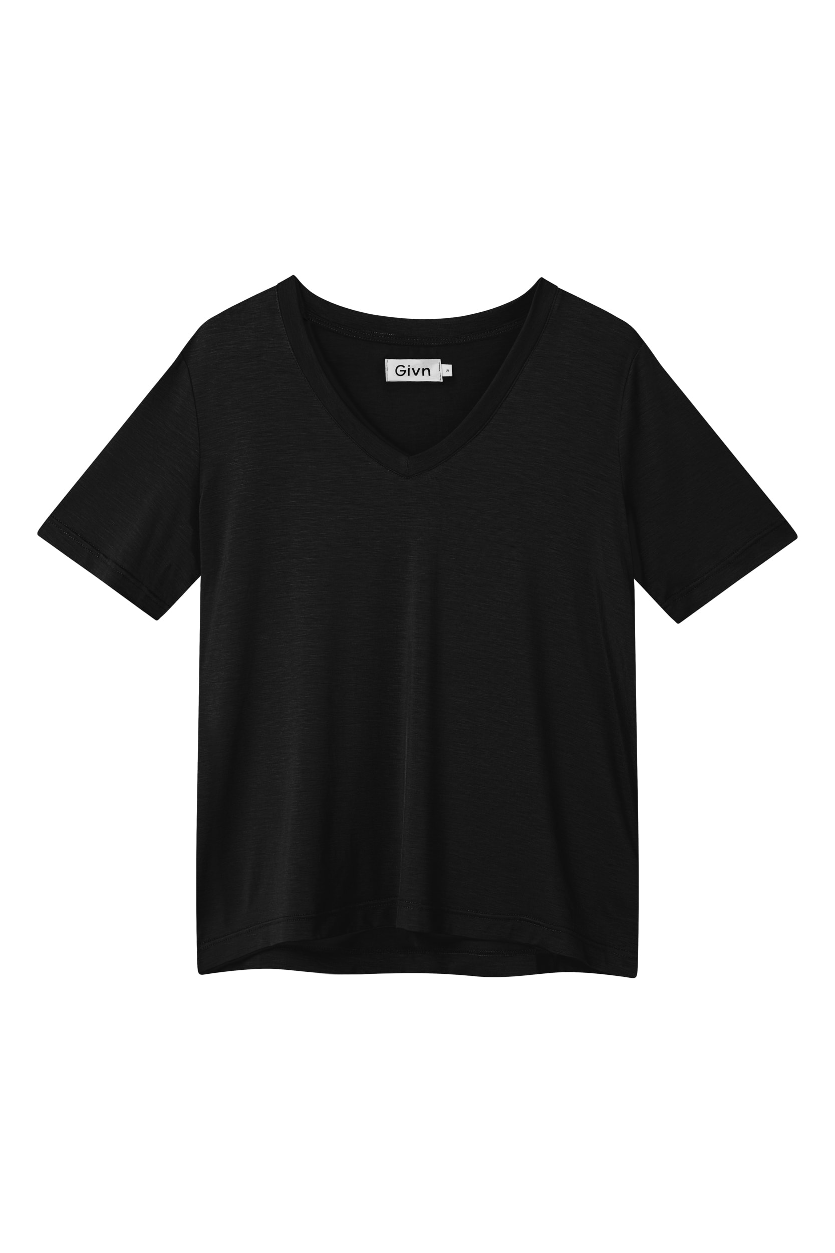 T-Shirt JANE Black Tencel