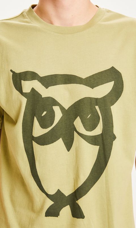 Modisches Herren-Shirt ALDER brushed owl in Sage