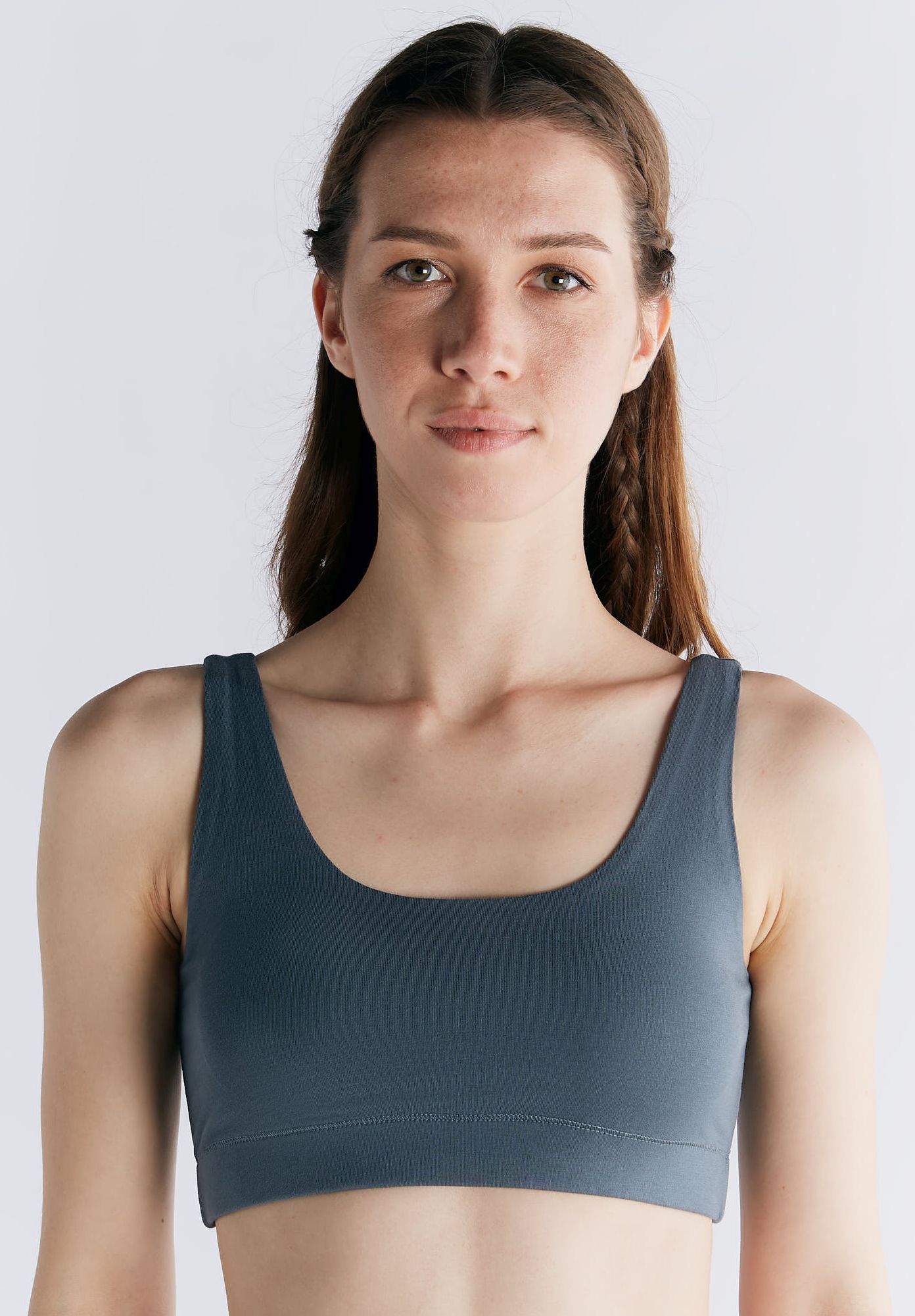 Gepolstertes Bustier dunklerschiefer