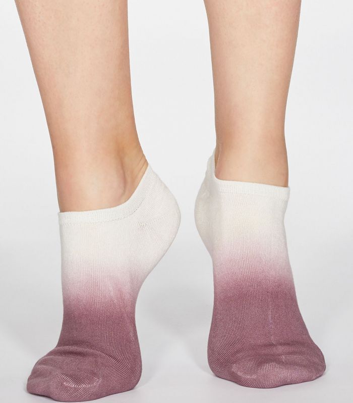 Sneaker-Socken Mercy Dip Dye mauve pink