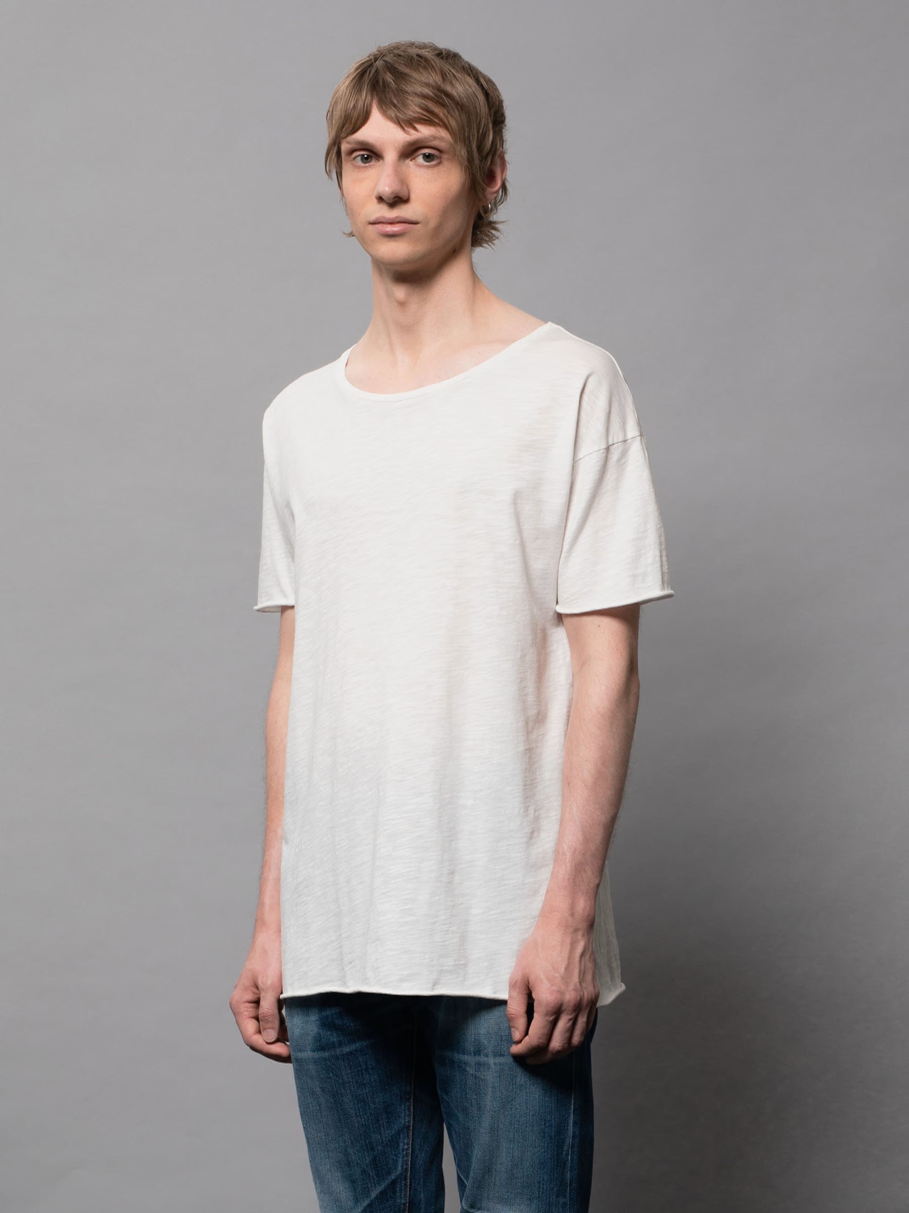 Basic T-Shirt Roger Slub Offwhite