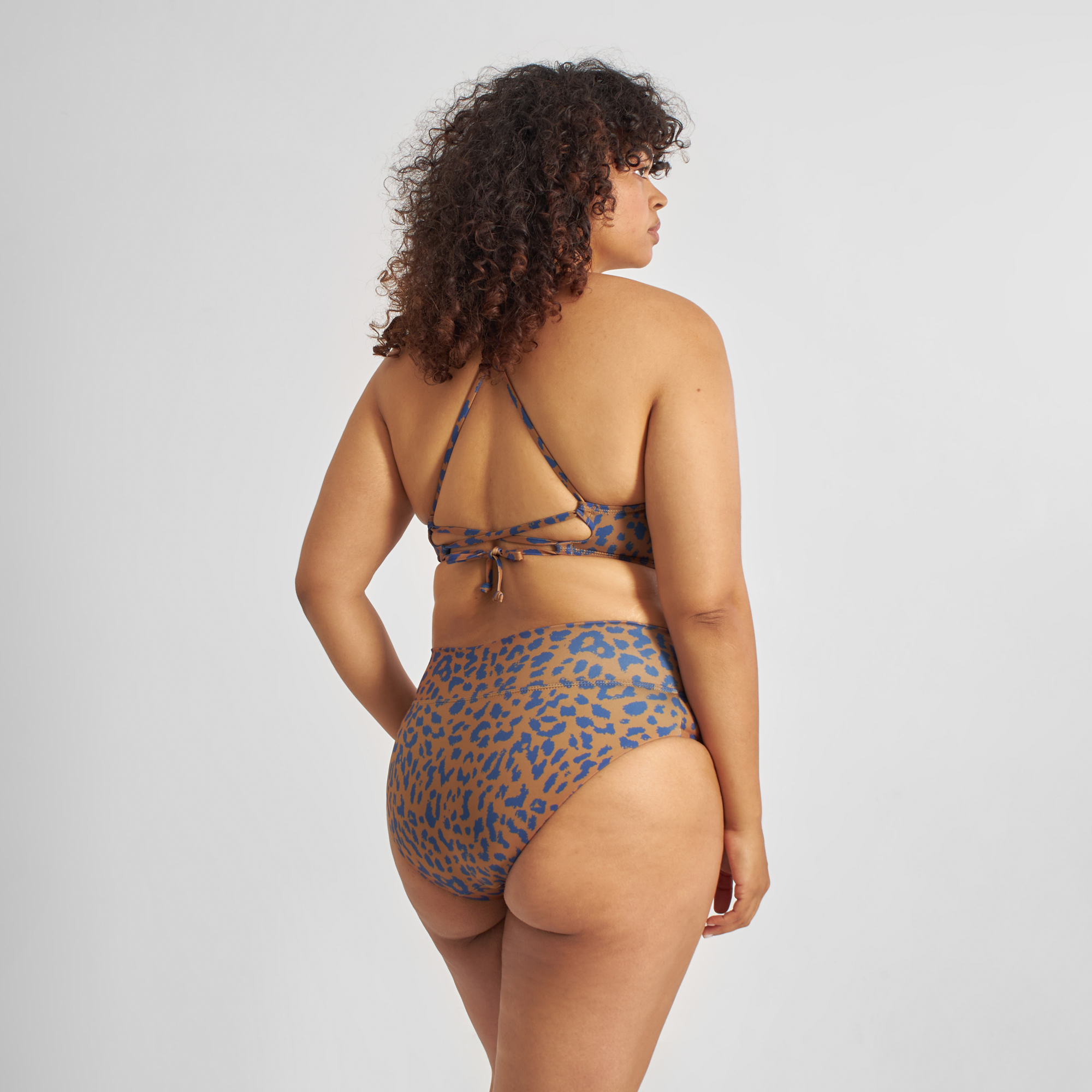 Bikini-Top Alva Leopard Light Brown