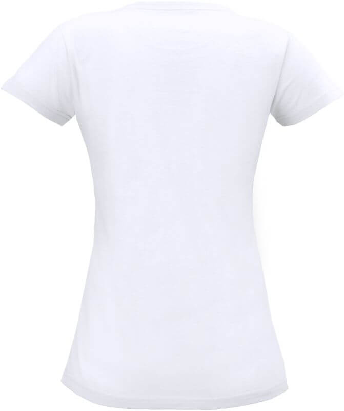 Weißes Basic T-Shirt für Damen