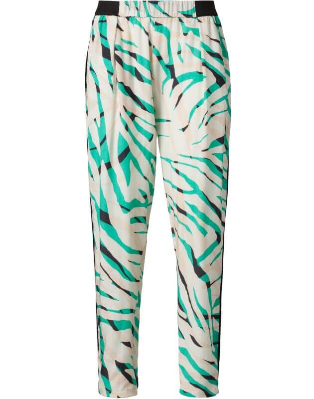 Seidige Damen-Hose VISKLA wild jungle