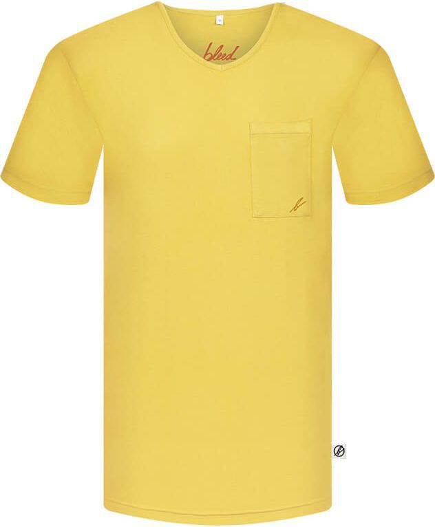 Gelbes Forestfibre T-Shirt mit Modal