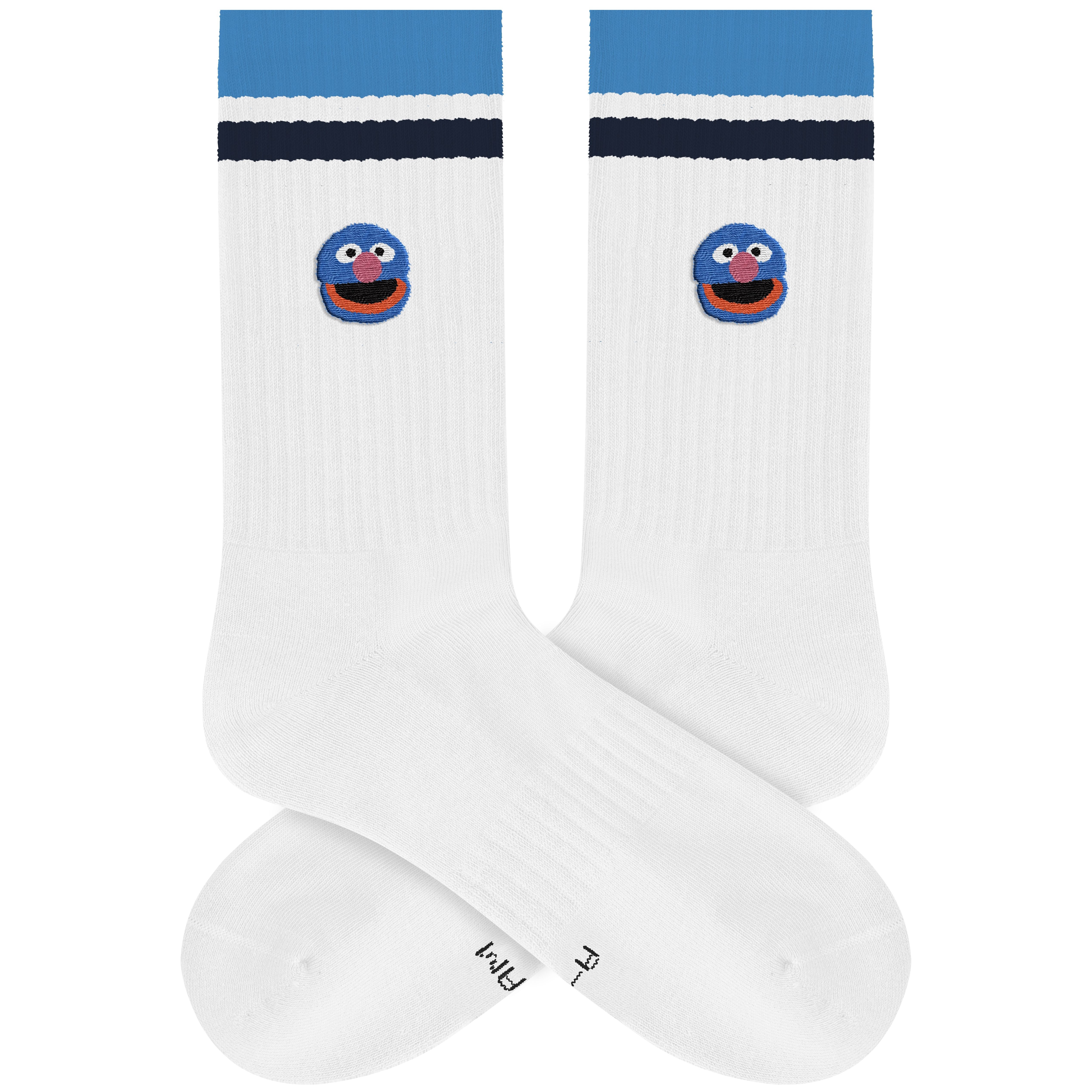 Weiße Sport-Socken Grover unisex