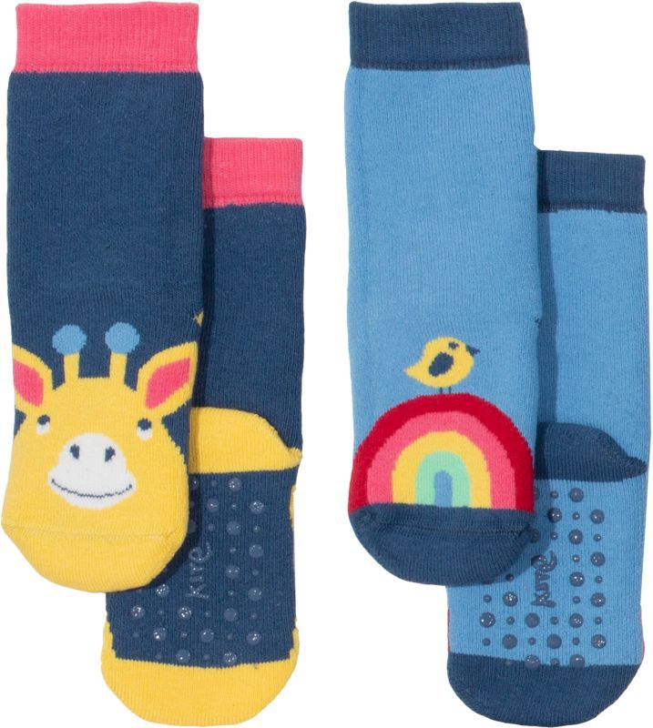 Antirutsch-Socken im Doppelpack mit Giraffe