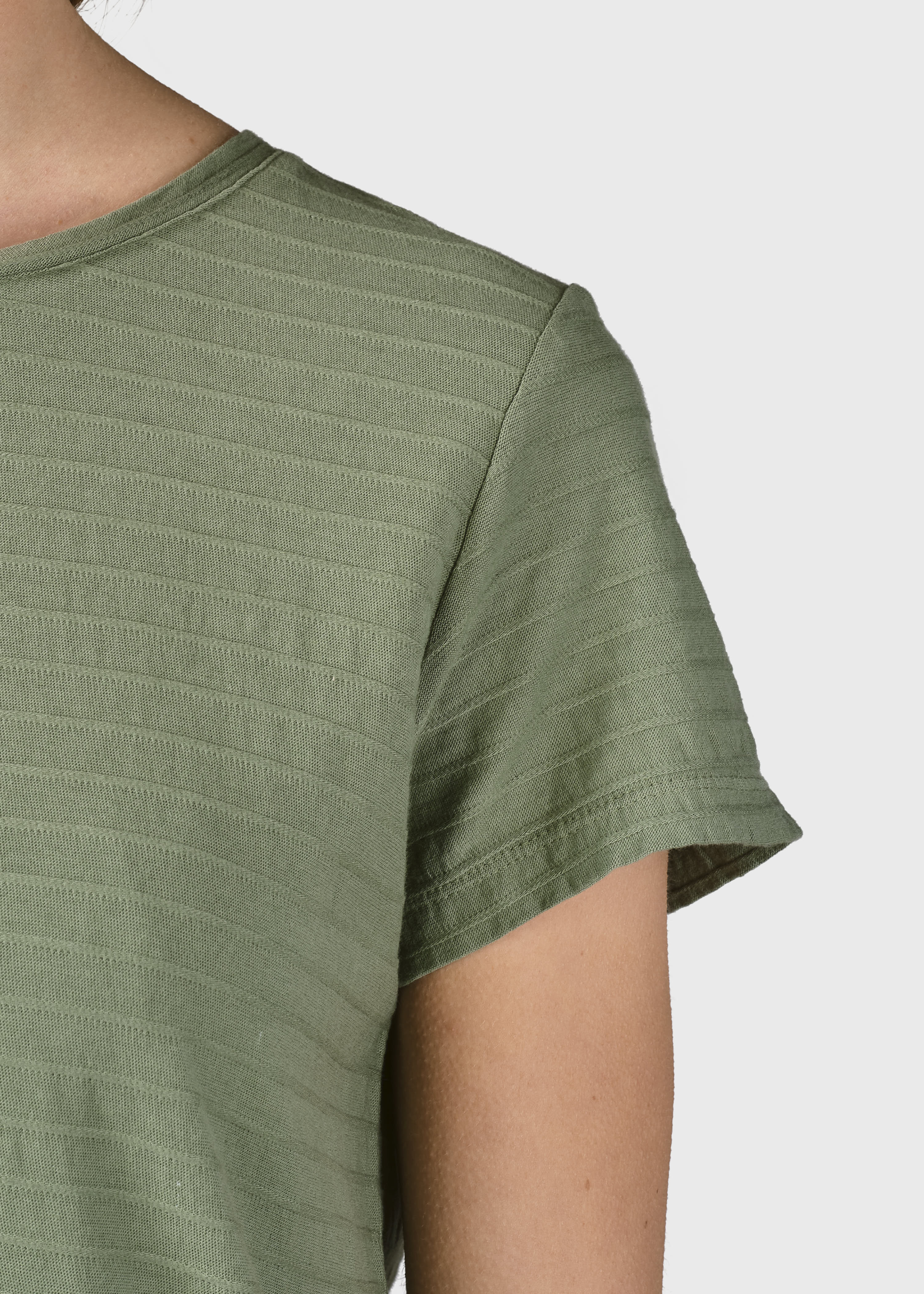 Strukturiertes T-Shirt My tee Pale green