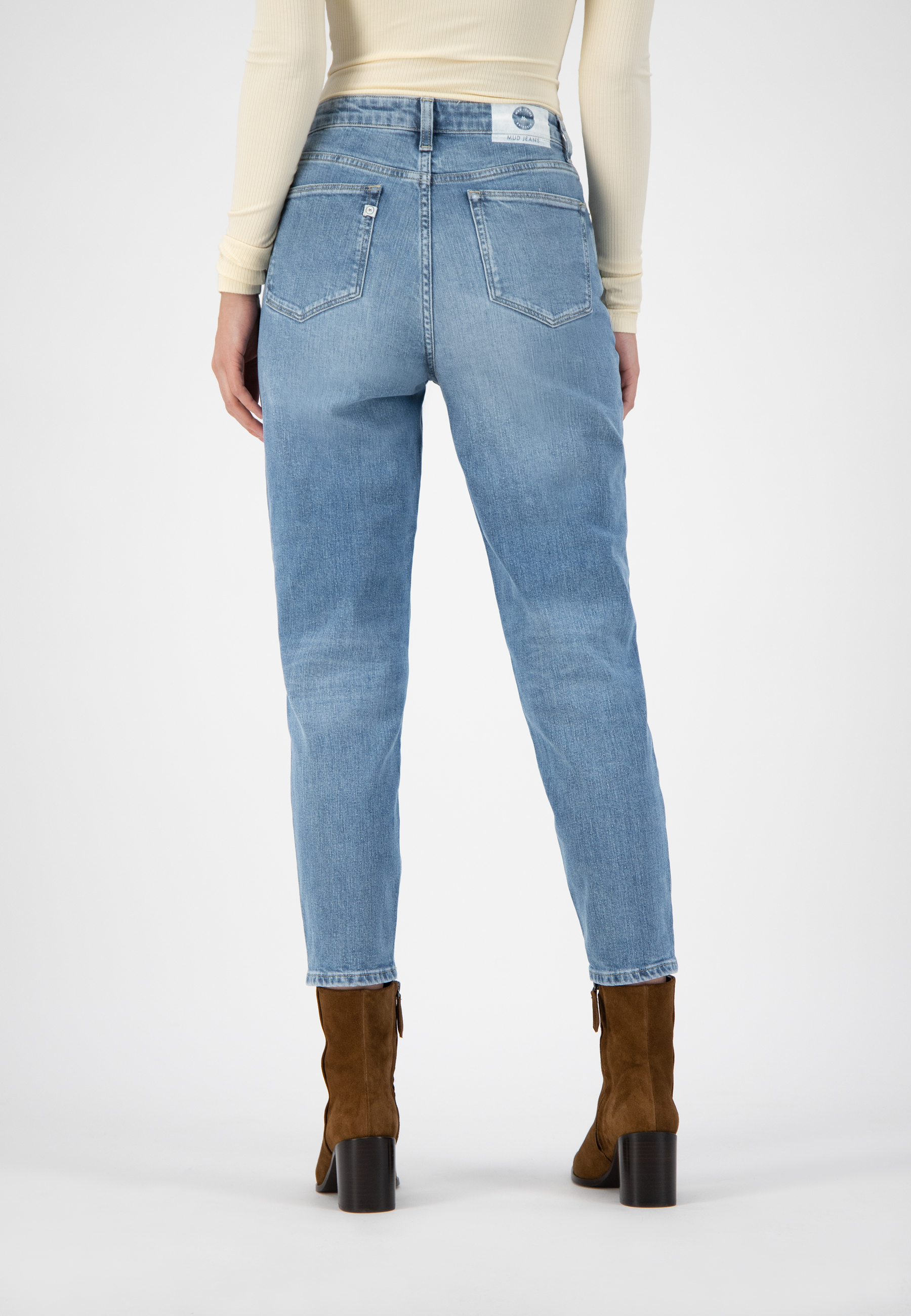 Jeans Mams Stretch Tapered Old Stone
