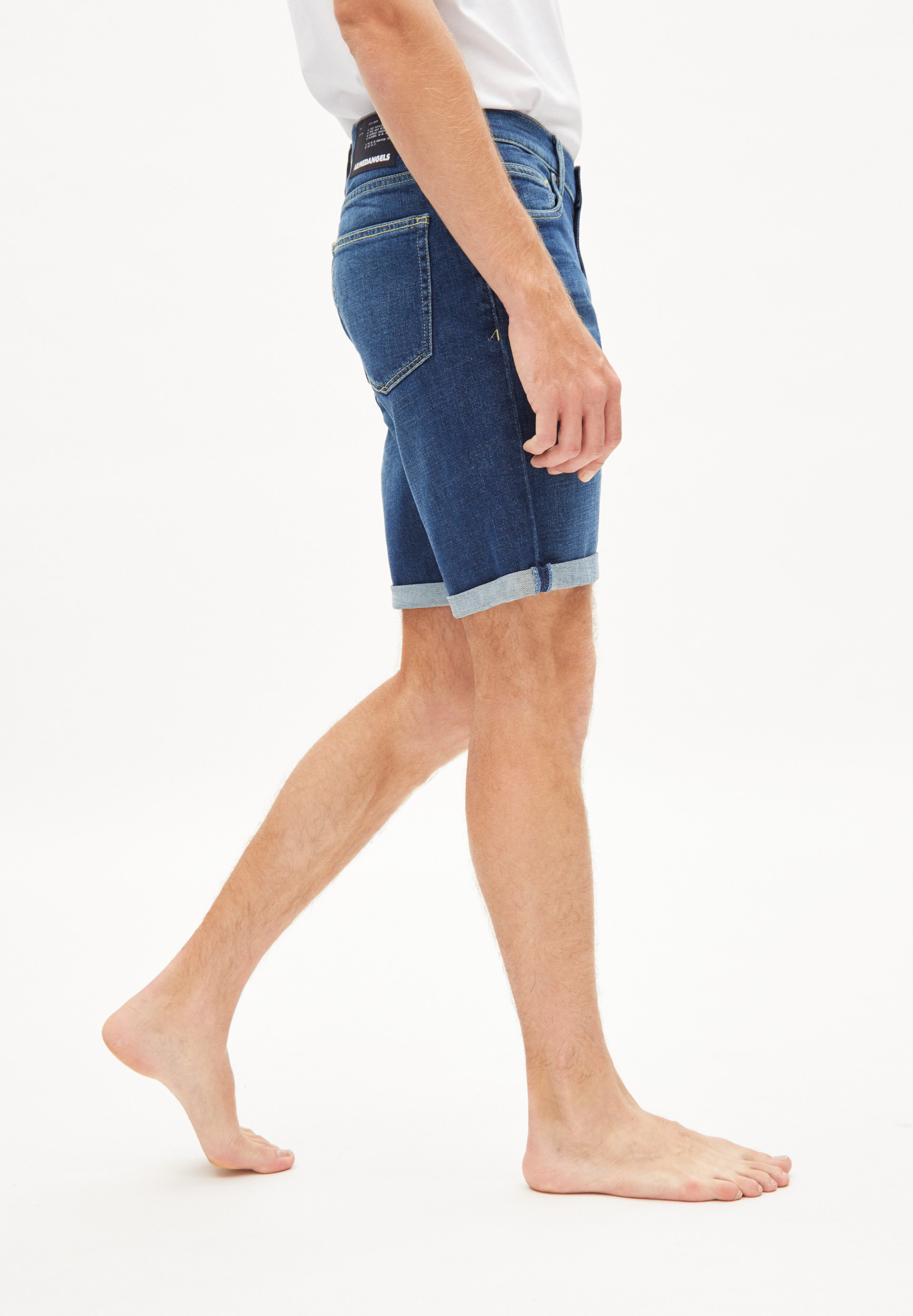 Jeans-Shorts NAAIL HEMP dark mud blue